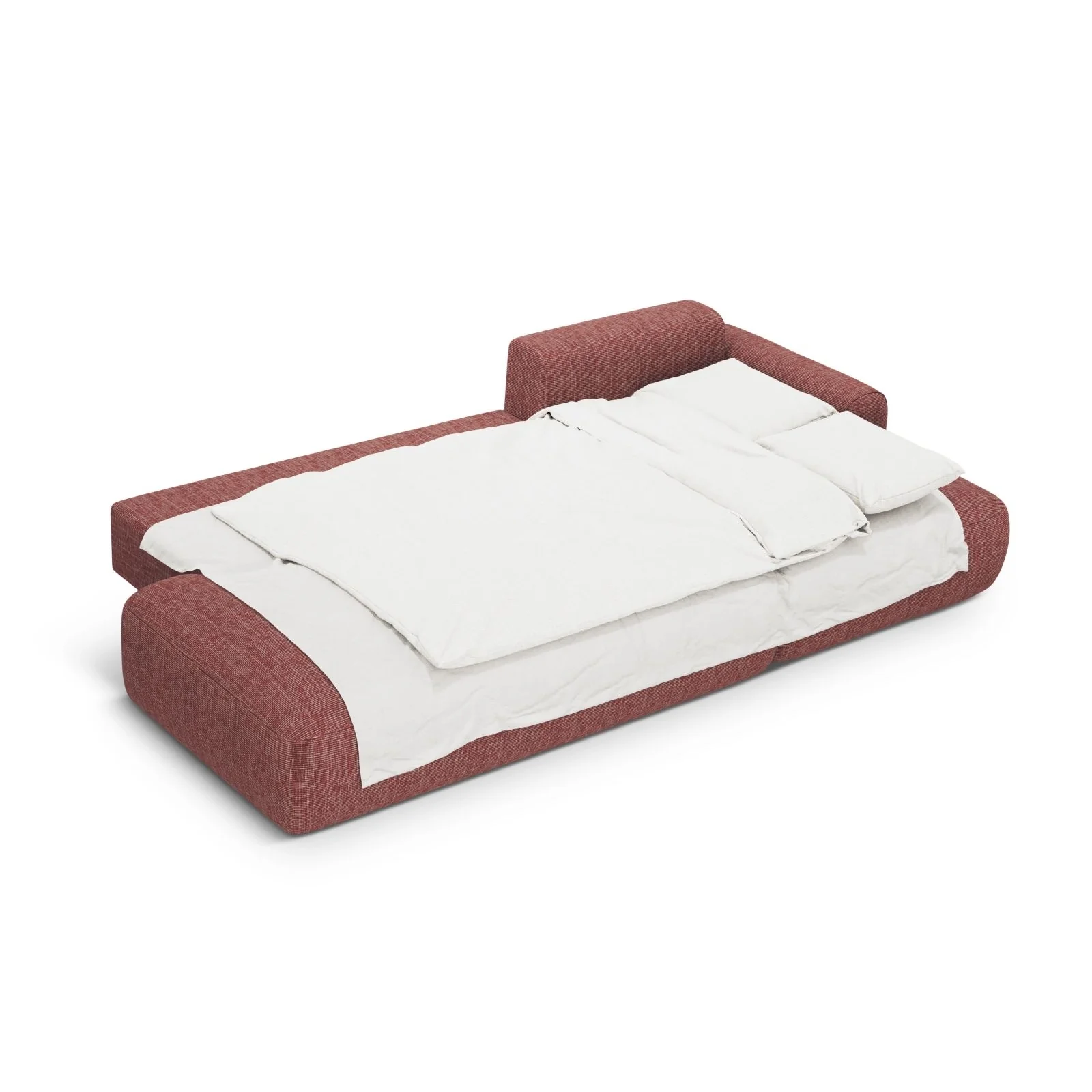 Calma 5-Sitzer Ecksofa mit Schlaffunktion und Stauraum, Rechte Seite, aus Samt oder Strukturstoff, 275x142x84 cm - Image 40