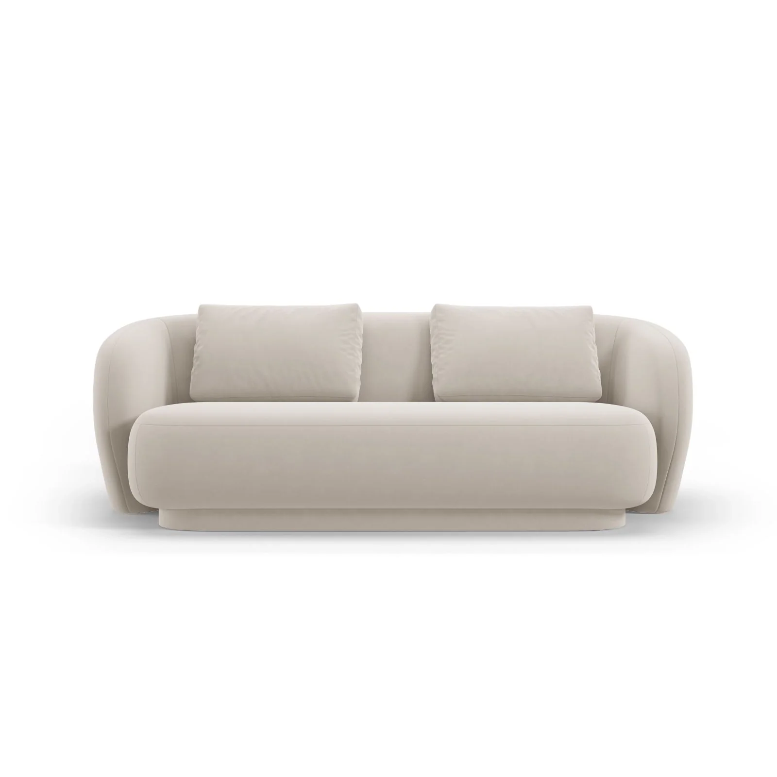 Camden 2-Sitzer Sofa aus Samt oder Chenille, 169x102x72 cm - Image 41