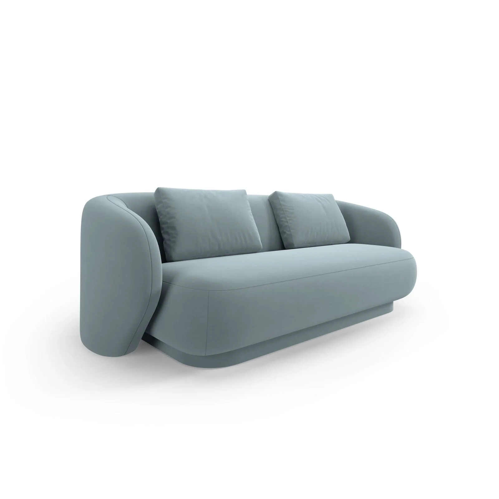 Camden 2-Sitzer Sofa aus Samt oder Chenille, 169x102x72 cm - Image 48
