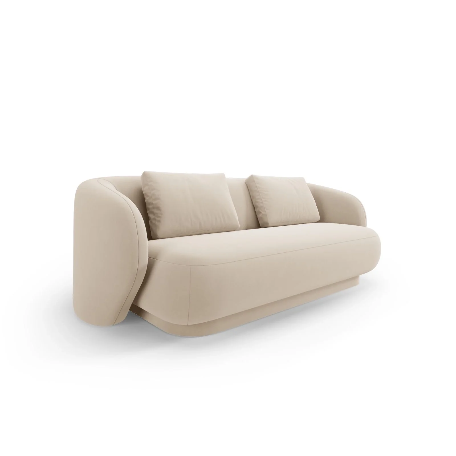 Camden 2-Sitzer Sofa aus Samt oder Chenille, 169x102x72 cm - Image 53