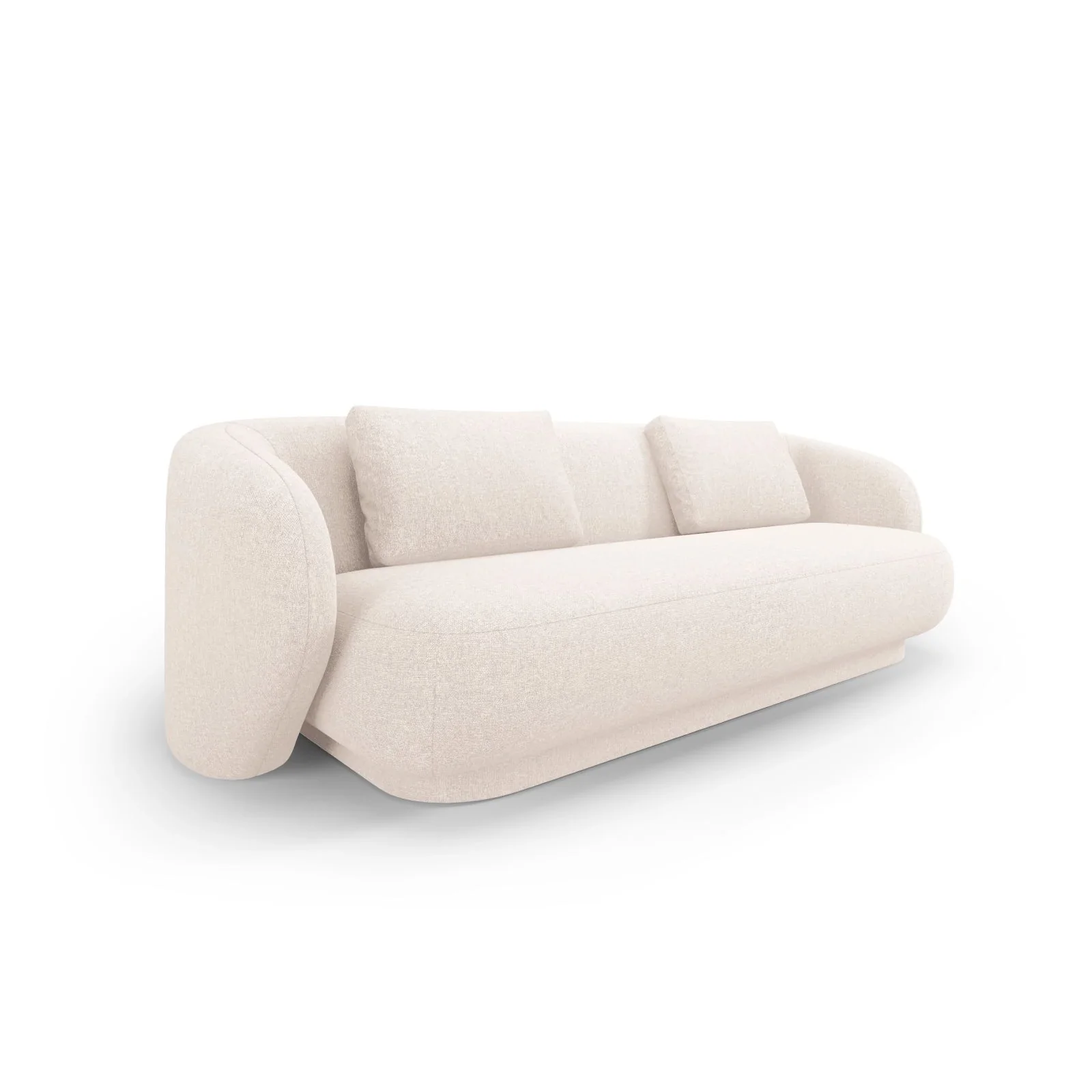 Camden 3-Sitzer Sofa aus Samt oder Chenille, 204x102x72 cm - Image 3