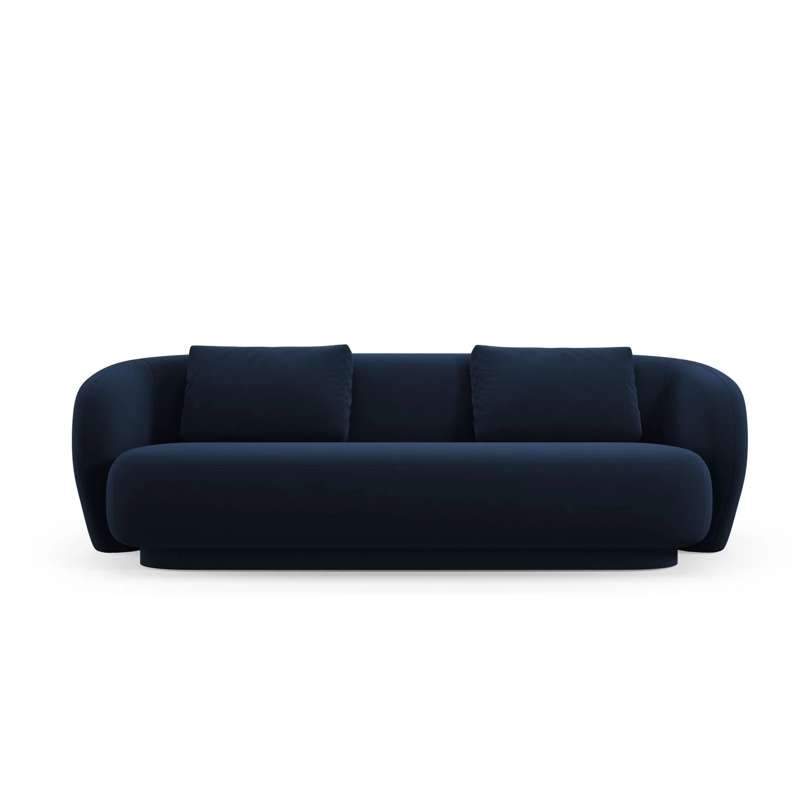 Camden 3-Sitzer Sofa aus Samt oder Chenille, 204x102x72 cm - Image 56