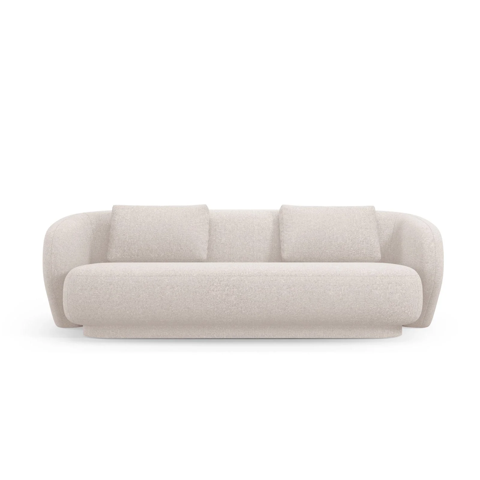 Camden 3-Sitzer Sofa aus Samt oder Chenille, 204x102x72 cm - Image 6