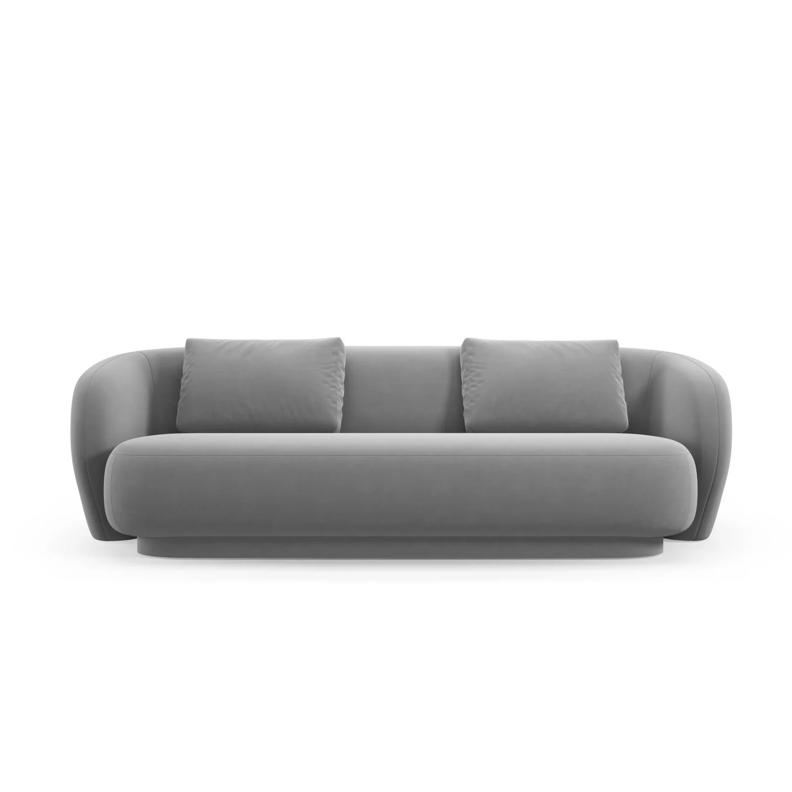 Camden 3-Sitzer Sofa aus Samt oder Chenille, 204x102x72 cm - Image 71
