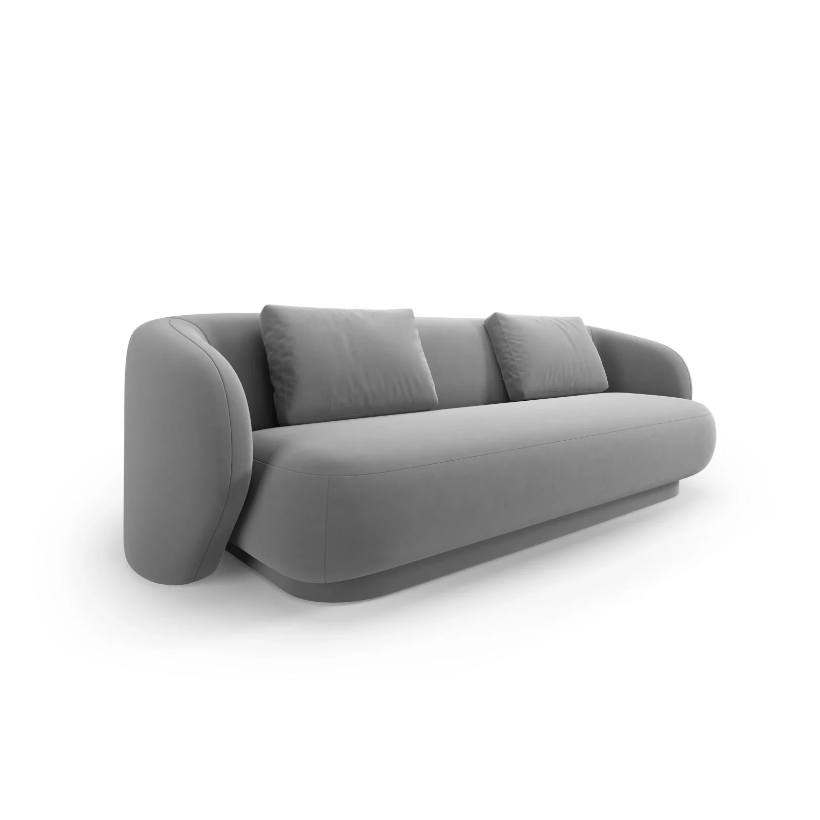Camden 3-Sitzer Sofa aus Samt oder Chenille, 204x102x72 cm - Image 73