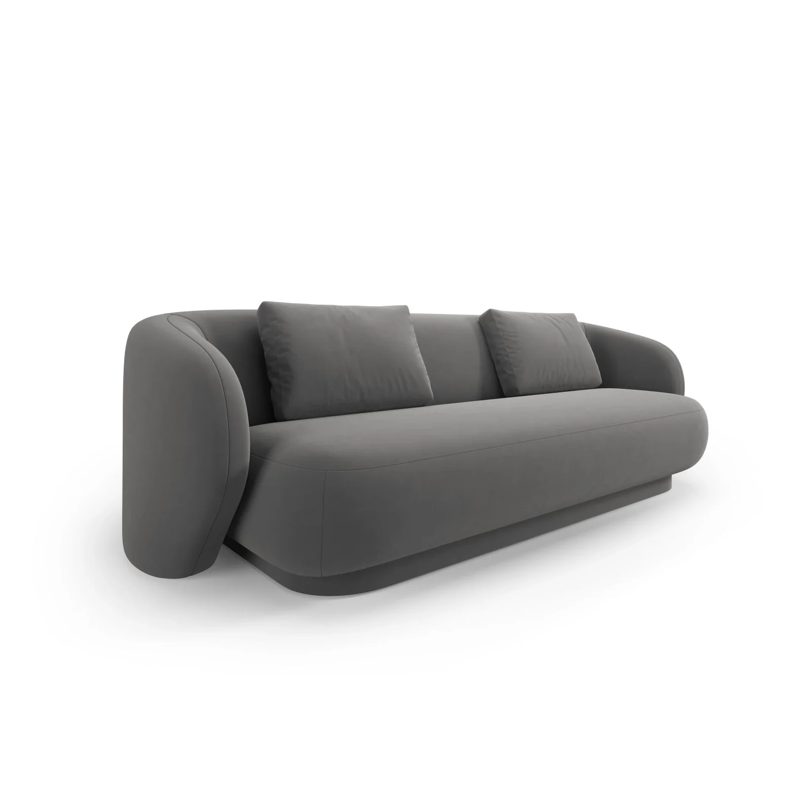 Camden 3-Sitzer Sofa aus Samt oder Chenille, 204x102x72 cm - Image 78