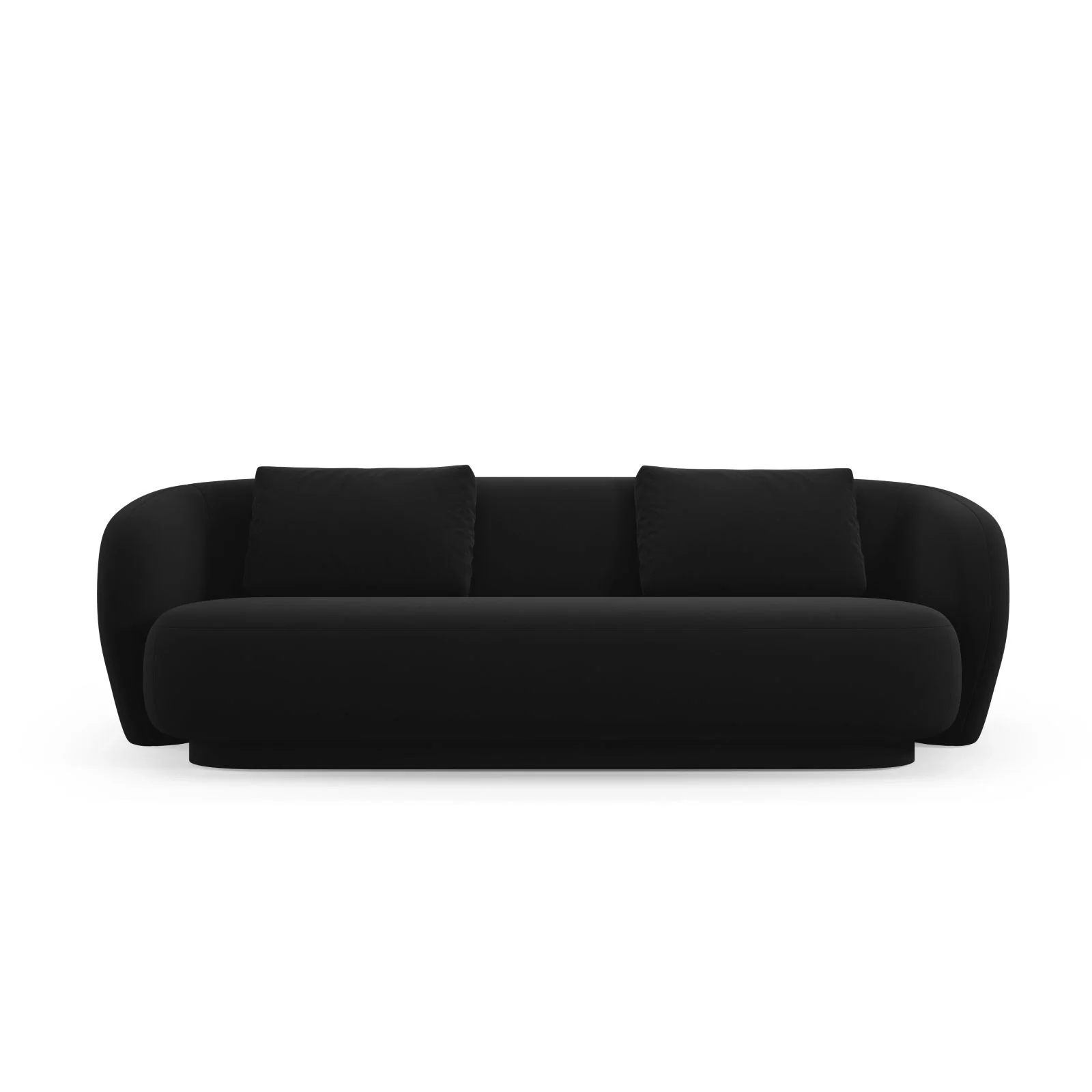 Camden 3-Sitzer Sofa aus Samt oder Chenille, 204x102x72 cm - Image 81