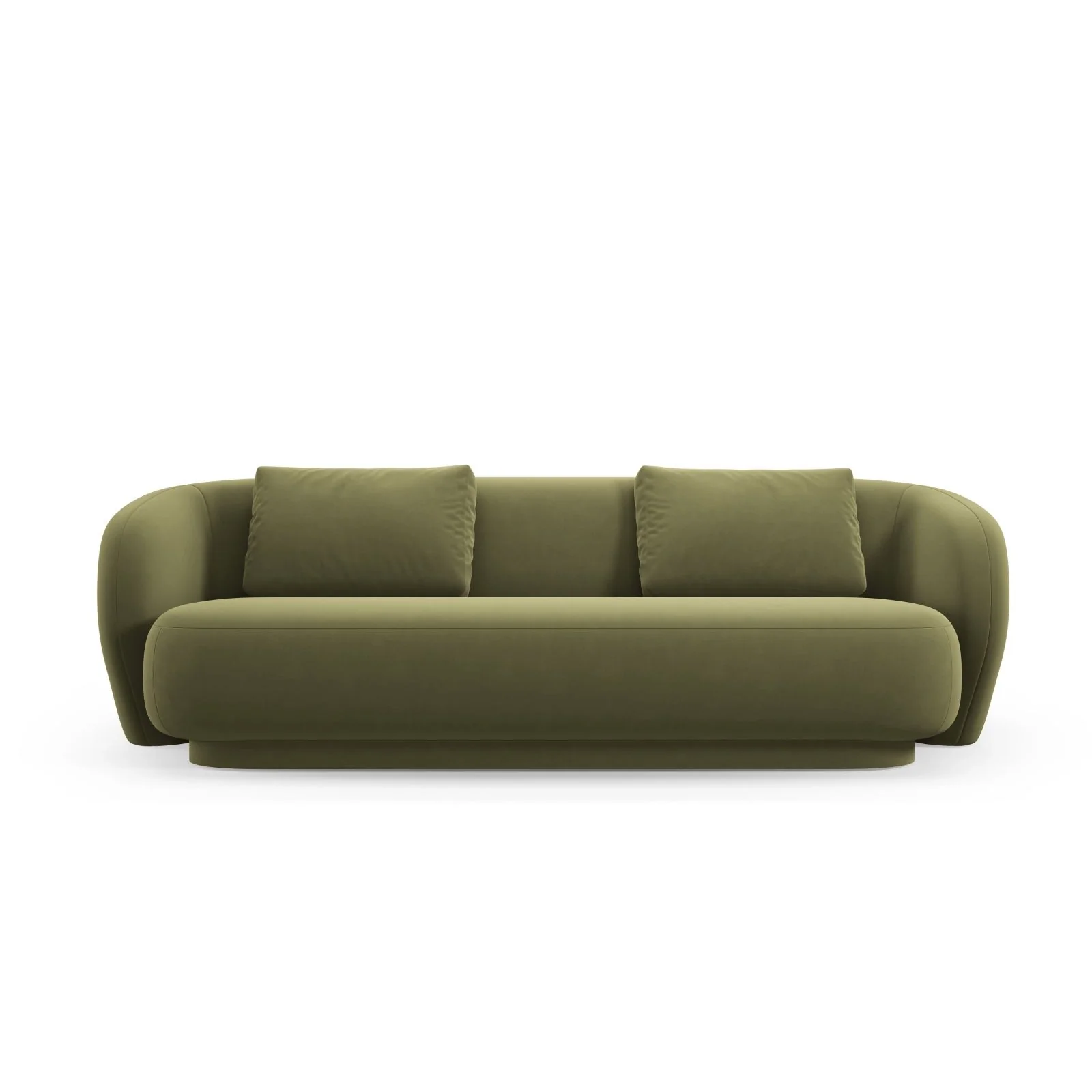Camden 3-Sitzer Sofa aus Samt oder Chenille, 204x102x72 cm - Image 86