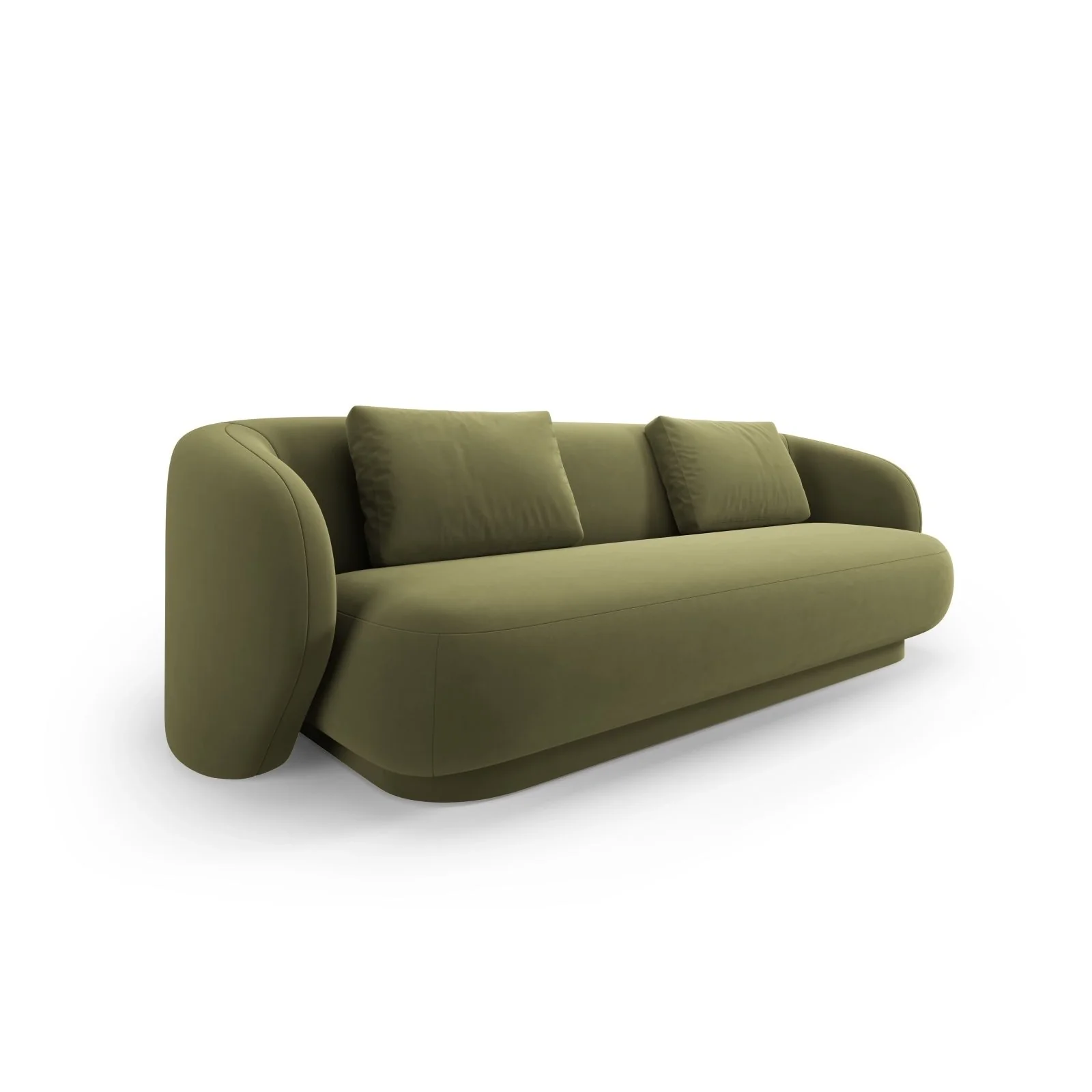 Camden 3-Sitzer Sofa aus Samt oder Chenille, 204x102x72 cm - Image 88