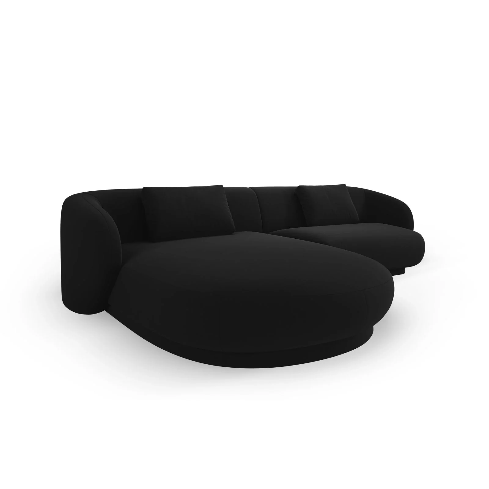 Camden 4-Sitzer Ecksofa, Linke Seite, aus Samt oder Chenille, 289x177x72 cm - Image 100