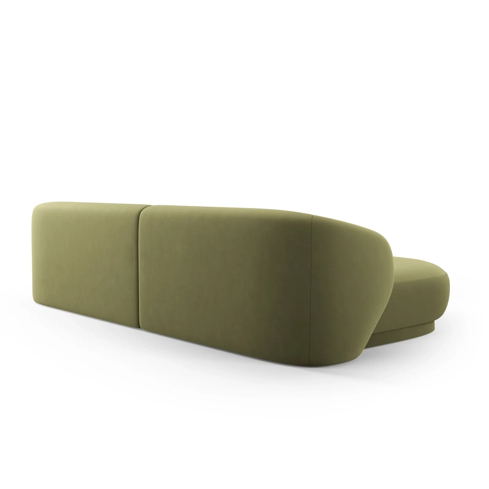 Camden 4-Sitzer Ecksofa, Linke Seite, aus Samt oder Chenille, 289x177x72 cm - Image 107