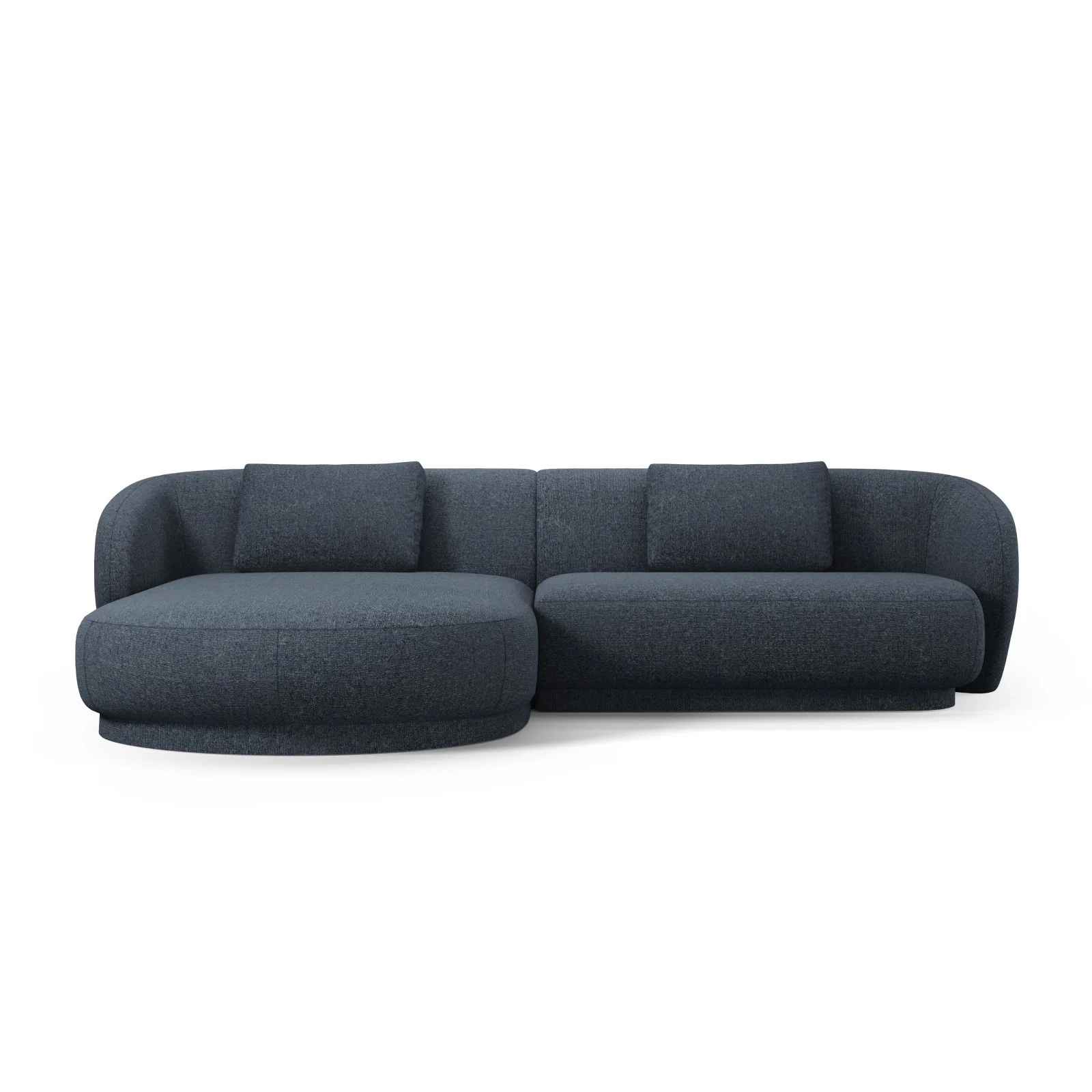 Camden 4-Sitzer Ecksofa, Linke Seite, aus Samt oder Chenille, 289x177x72 cm - Image 25
