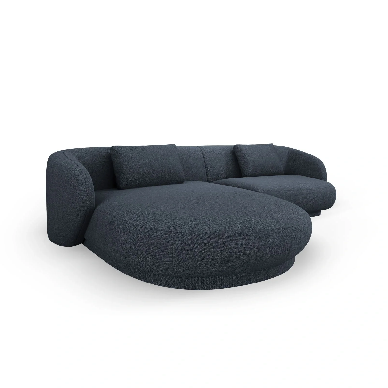 Camden 4-Sitzer Ecksofa, Linke Seite, aus Samt oder Chenille, 289x177x72 cm - Image 28