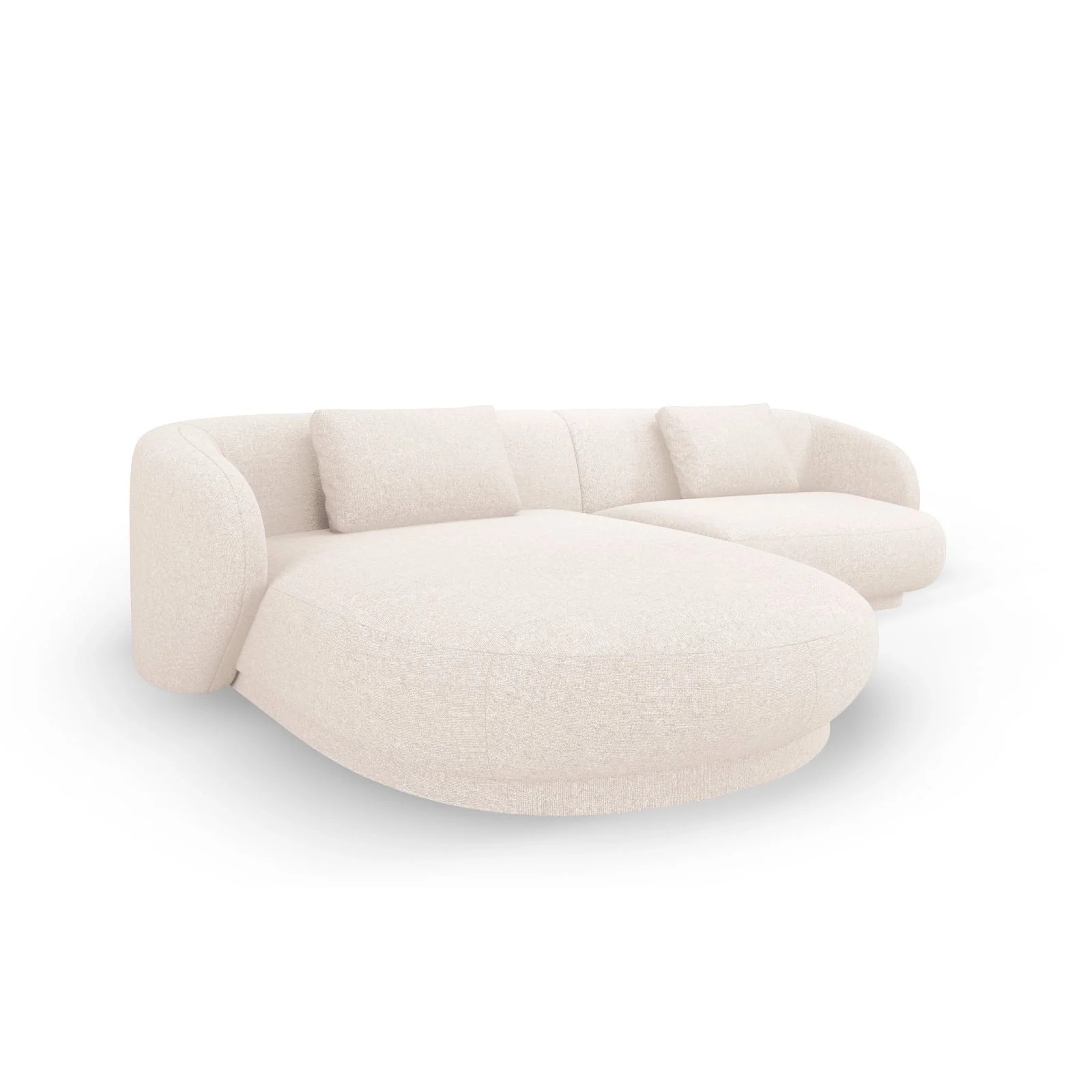 Camden 4-Sitzer Ecksofa, Linke Seite, aus Samt oder Chenille, 289x177x72 cm - Image 4