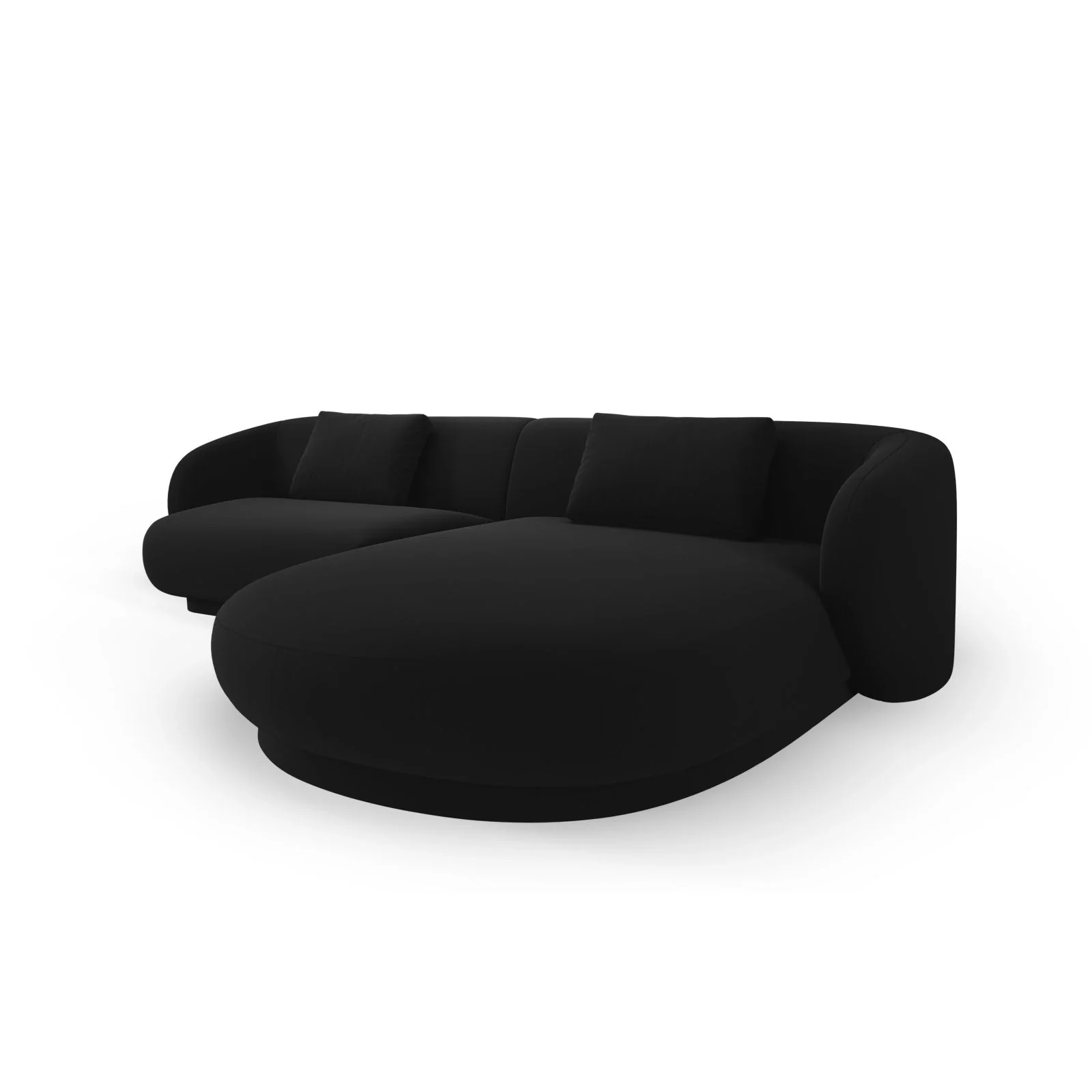 Camden 4-Sitzer Ecksofa, Rechte Seite, aus Samt oder Chenille, 289x177x72 cm - Image 100