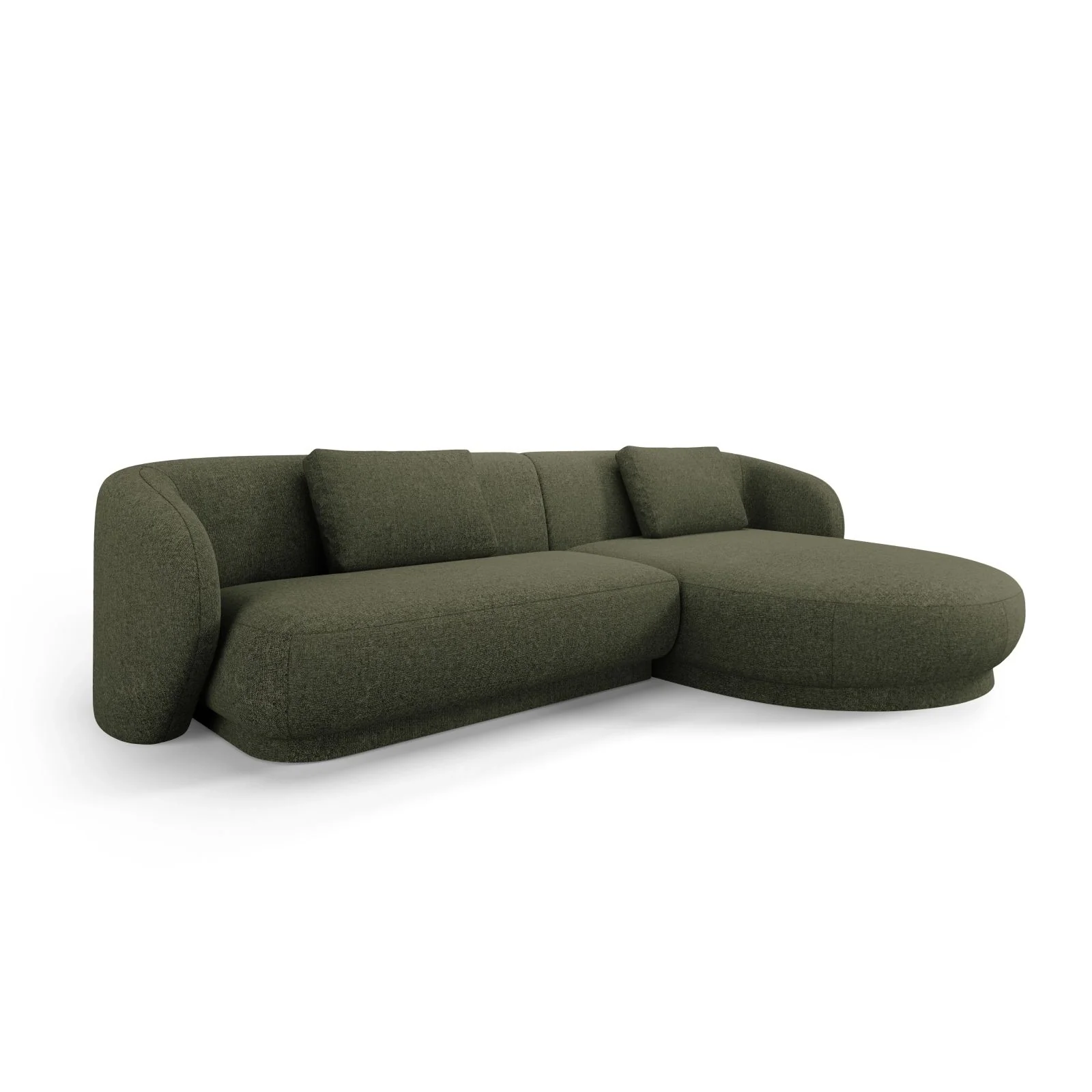 Camden 4-Sitzer Ecksofa, Rechte Seite, aus Samt oder Chenille, 289x177x72 cm - Image 21