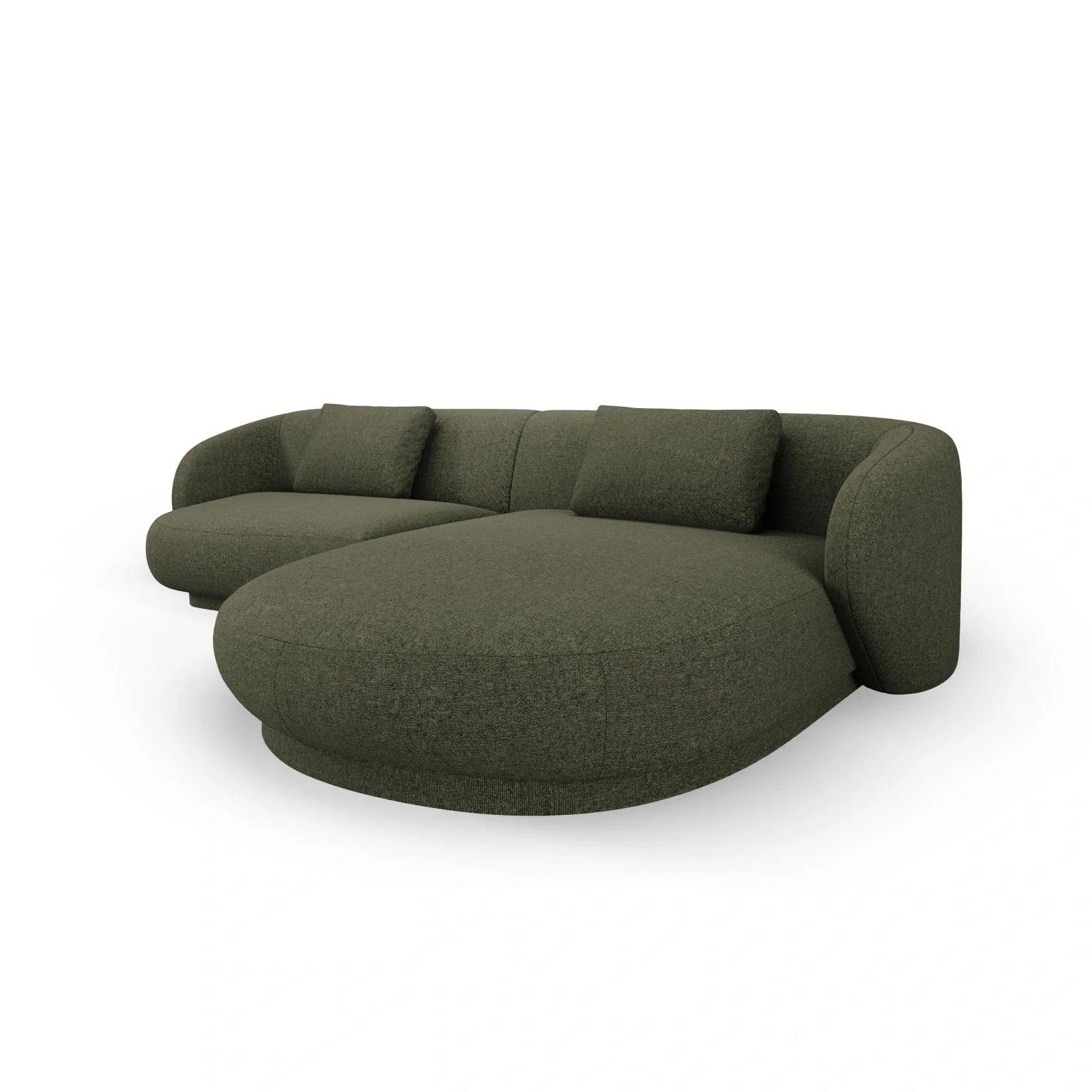 Camden 4-Sitzer Ecksofa, Rechte Seite, aus Samt oder Chenille, 289x177x72 cm - Image 22