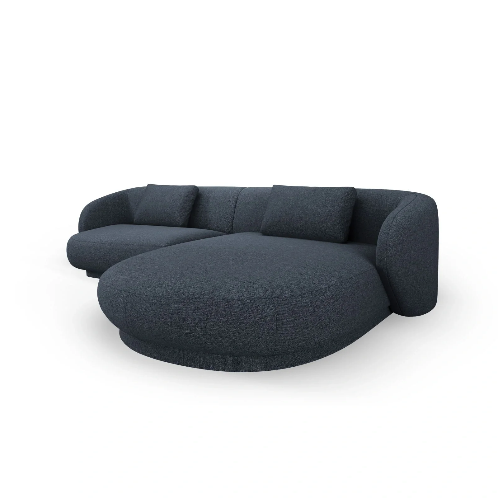 Camden 4-Sitzer Ecksofa, Rechte Seite, aus Samt oder Chenille, 289x177x72 cm - Image 28
