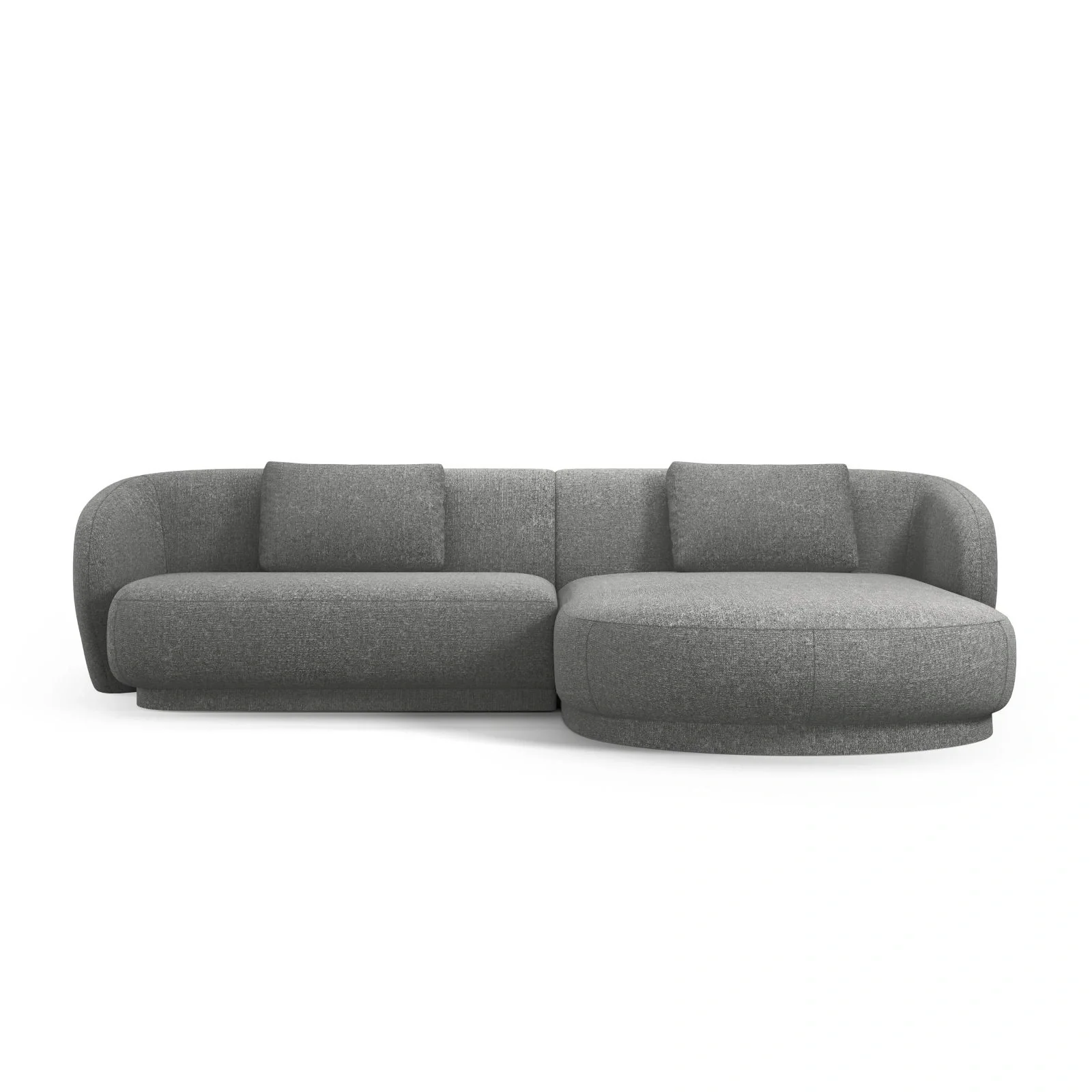 Camden 4-Sitzer Ecksofa, Rechte Seite, aus Samt oder Chenille, 289x177x72 cm - Image 37
