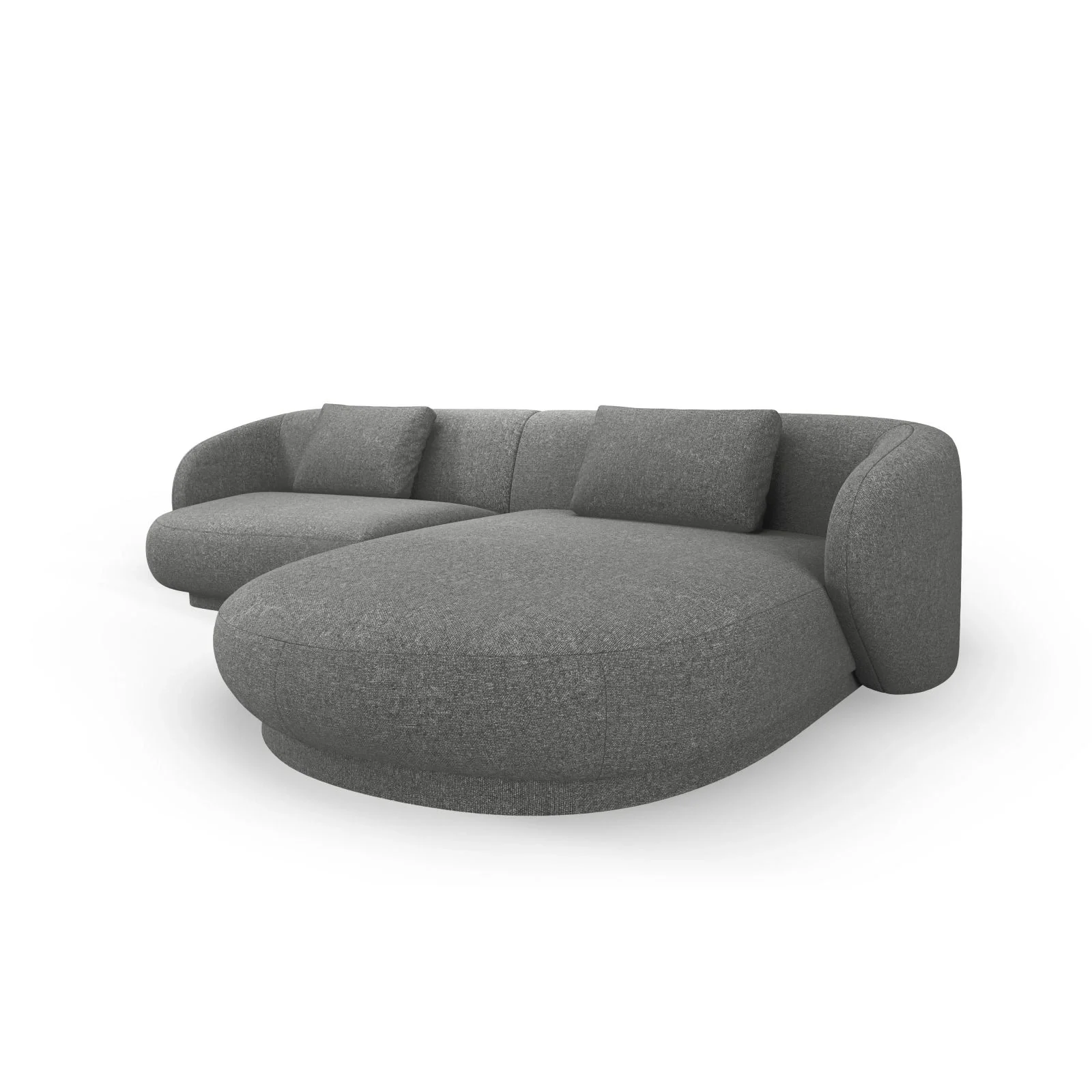Camden 4-Sitzer Ecksofa, Rechte Seite, aus Samt oder Chenille, 289x177x72 cm - Image 40