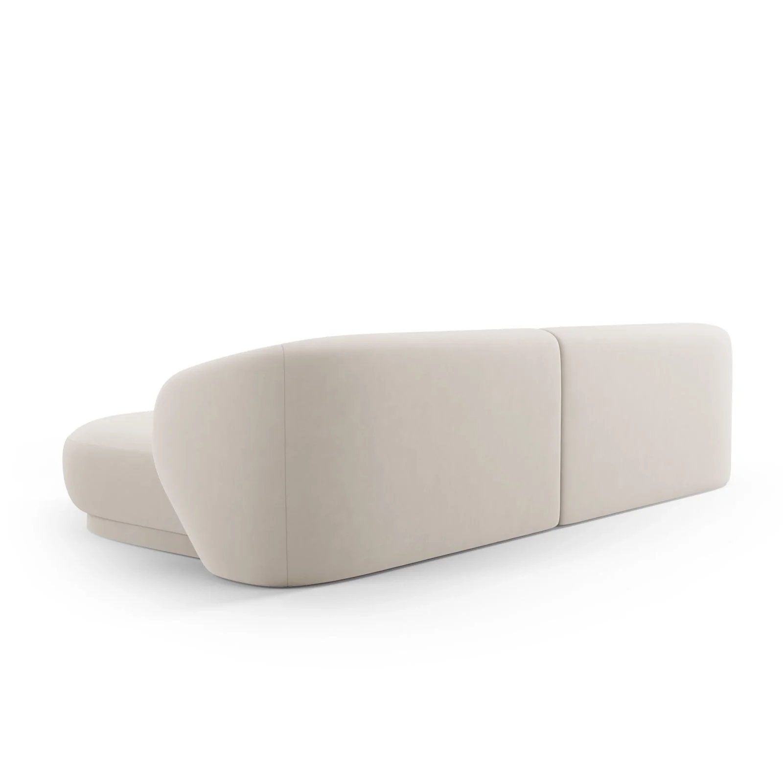 Camden 4-Sitzer Ecksofa, Rechte Seite, aus Samt oder Chenille, 289x177x72 cm - Image 53