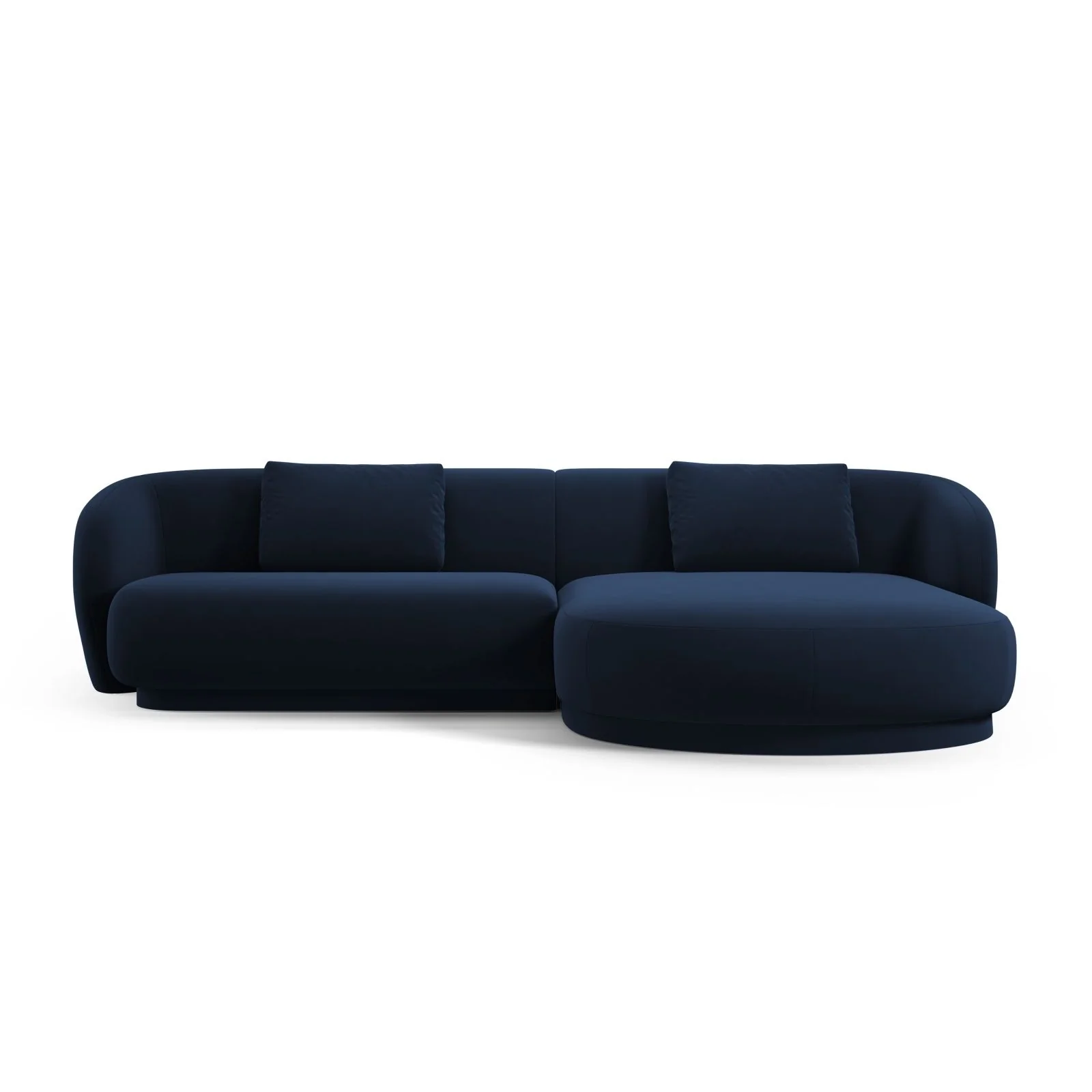 Camden 4-Sitzer Ecksofa, Rechte Seite, aus Samt oder Chenille, 289x177x72 cm - Image 67
