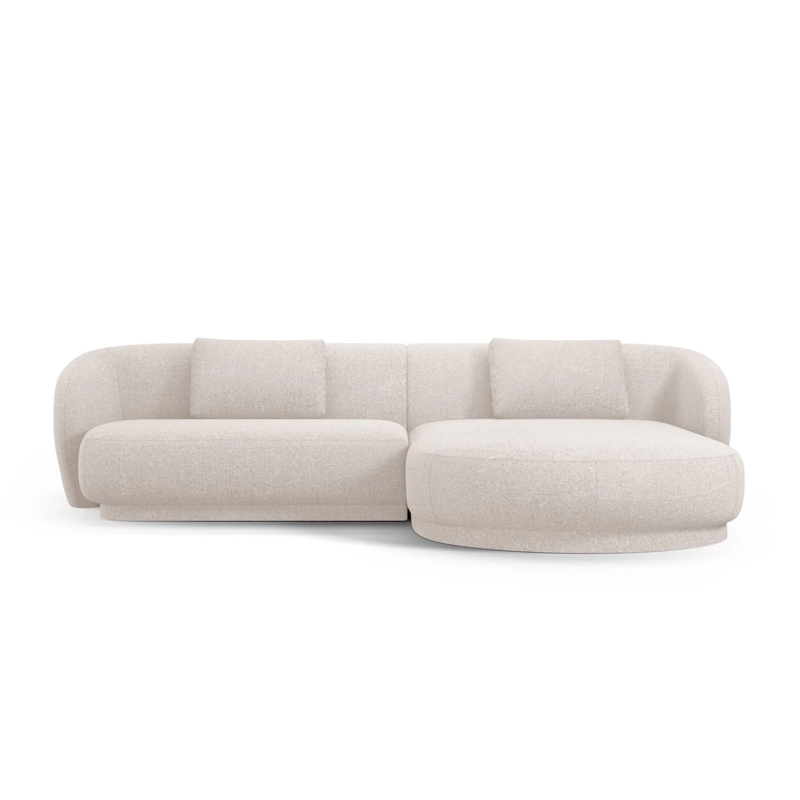 Camden 4-Sitzer Ecksofa, Rechte Seite, aus Samt oder Chenille, 289x177x72 cm - Image 7