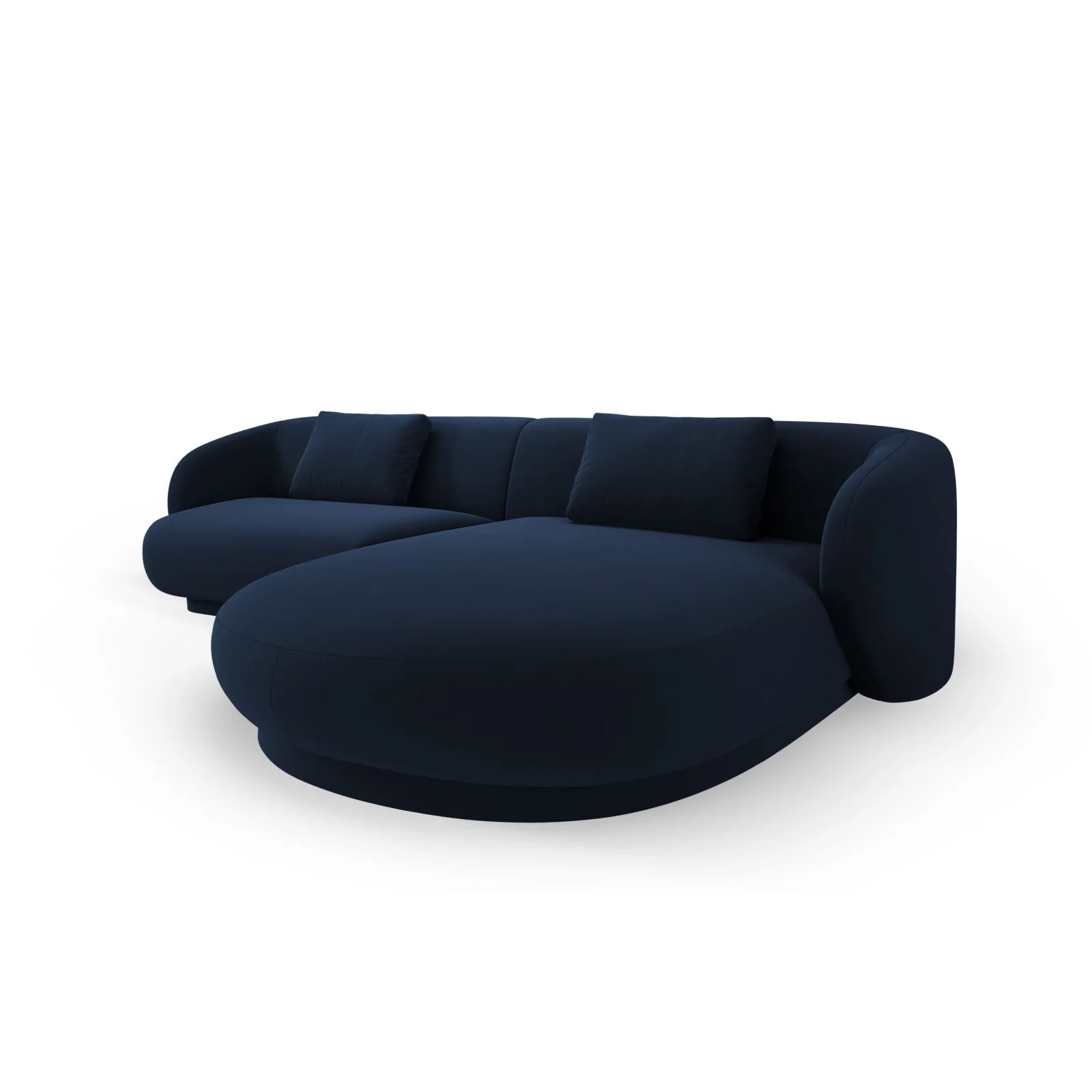 Camden 4-Sitzer Ecksofa, Rechte Seite, aus Samt oder Chenille, 289x177x72 cm - Image 70