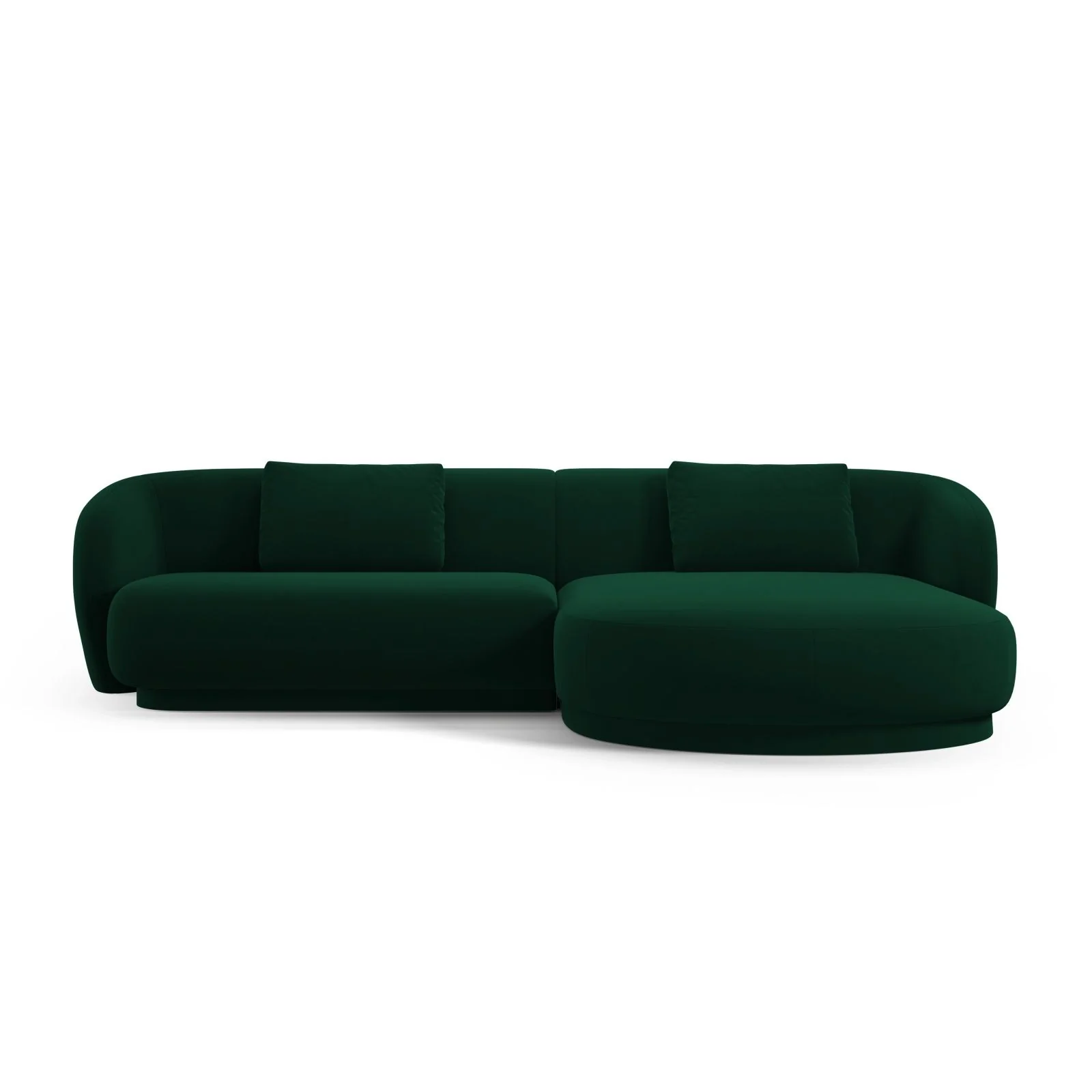 Camden 4-Sitzer Ecksofa, Rechte Seite, aus Samt oder Chenille, 289x177x72 cm - Image 73