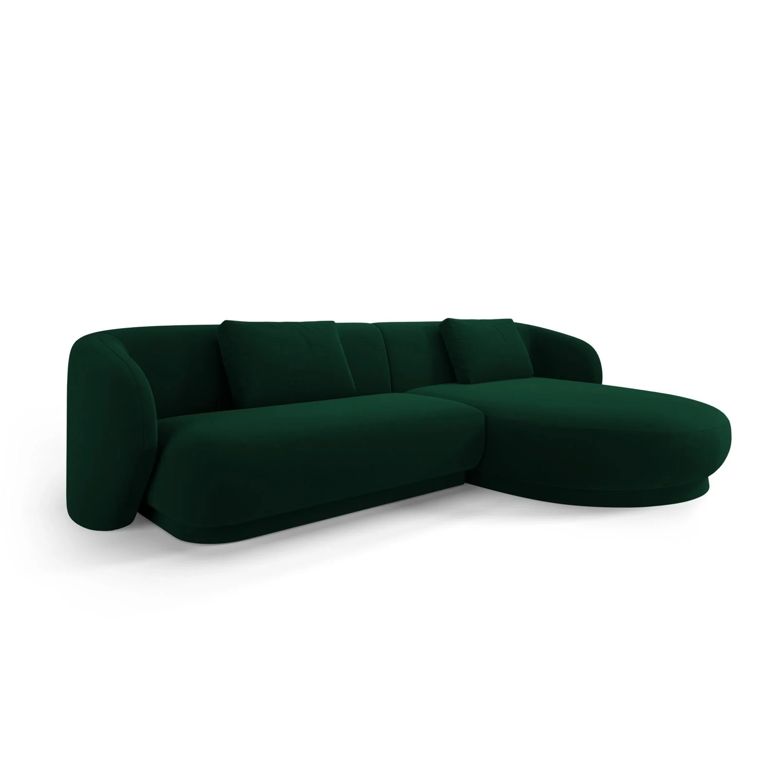 Camden 4-Sitzer Ecksofa, Rechte Seite, aus Samt oder Chenille, 289x177x72 cm - Image 75