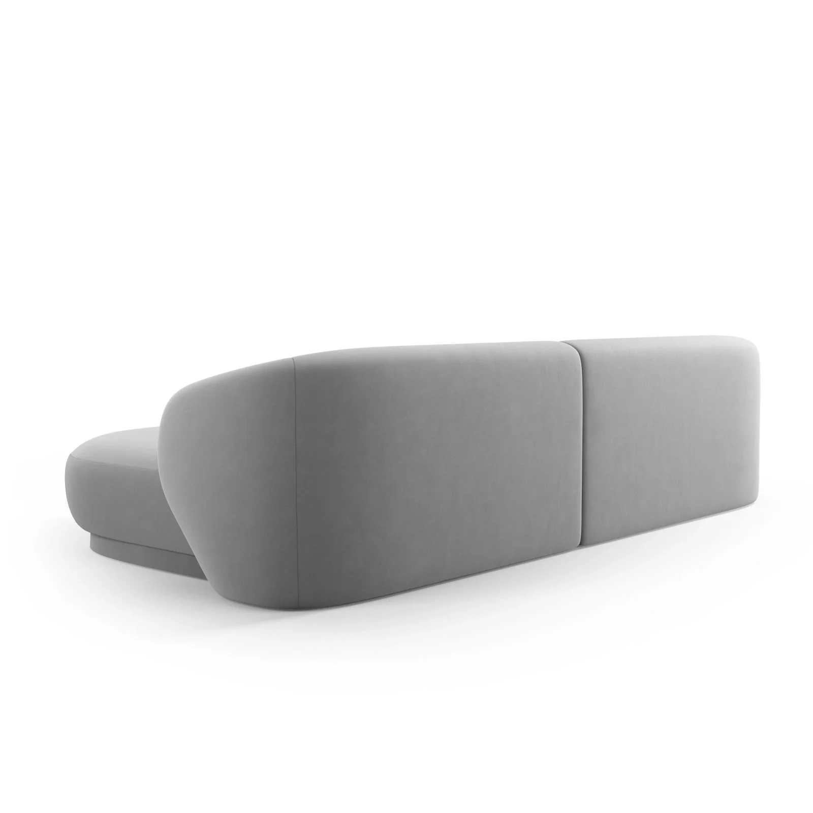 Camden 4-Sitzer Ecksofa, Rechte Seite, aus Samt oder Chenille, 289x177x72 cm - Image 89