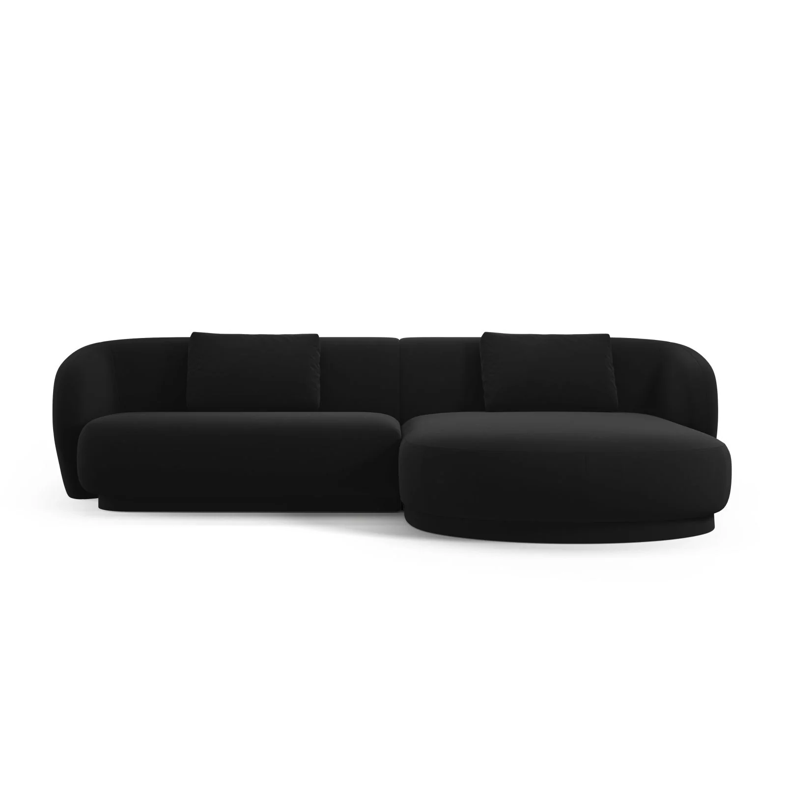 Camden 4-Sitzer Ecksofa, Rechte Seite, aus Samt oder Chenille, 289x177x72 cm - Image 97