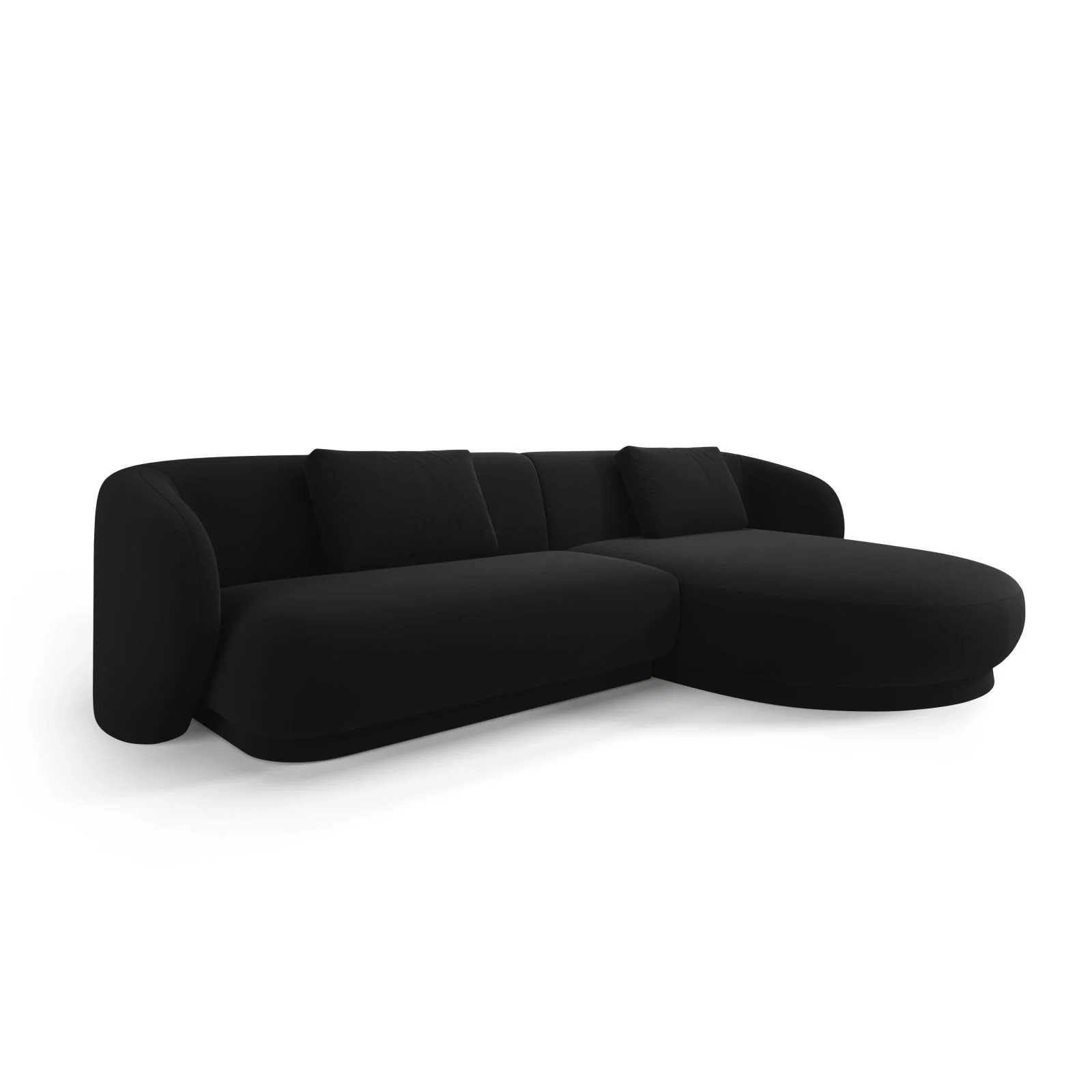 Camden 4-Sitzer Ecksofa, Rechte Seite, aus Samt oder Chenille, 289x177x72 cm - Image 99