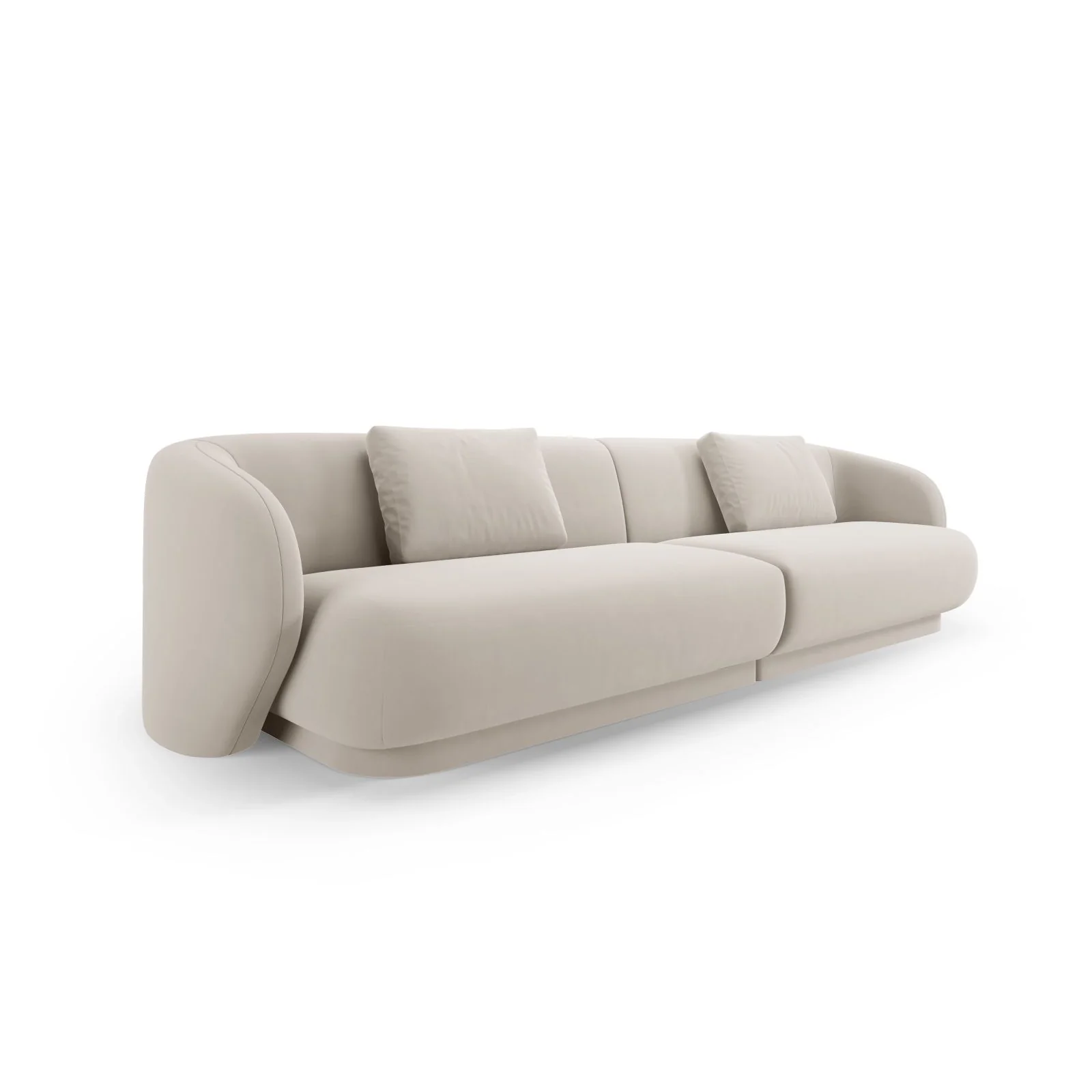 Camden 4-Sitzer Sofa aus Samt oder Chenille, 304x102x72 cm - Image 43