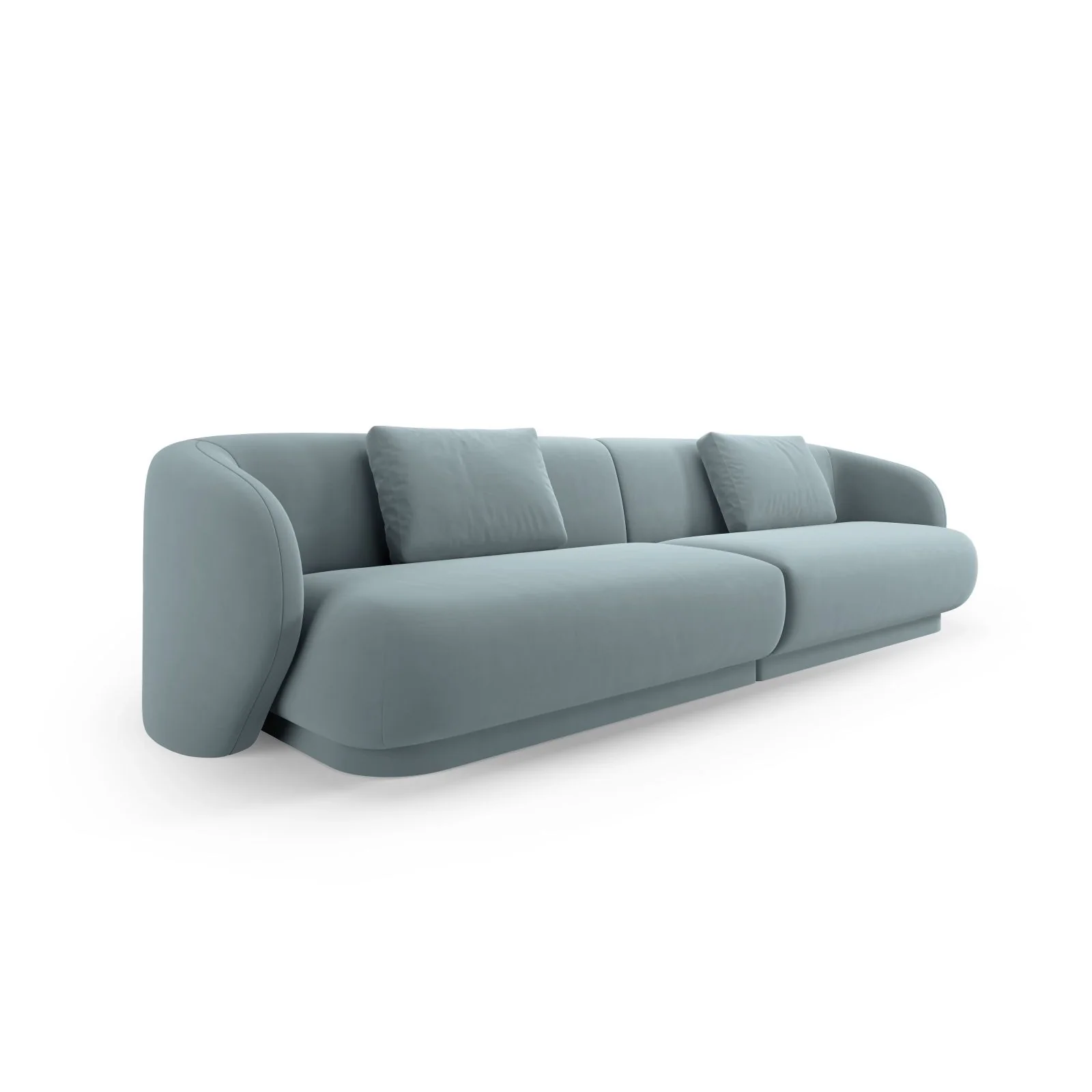 Camden 4-Sitzer Sofa aus Samt oder Chenille, 304x102x72 cm - Image 48