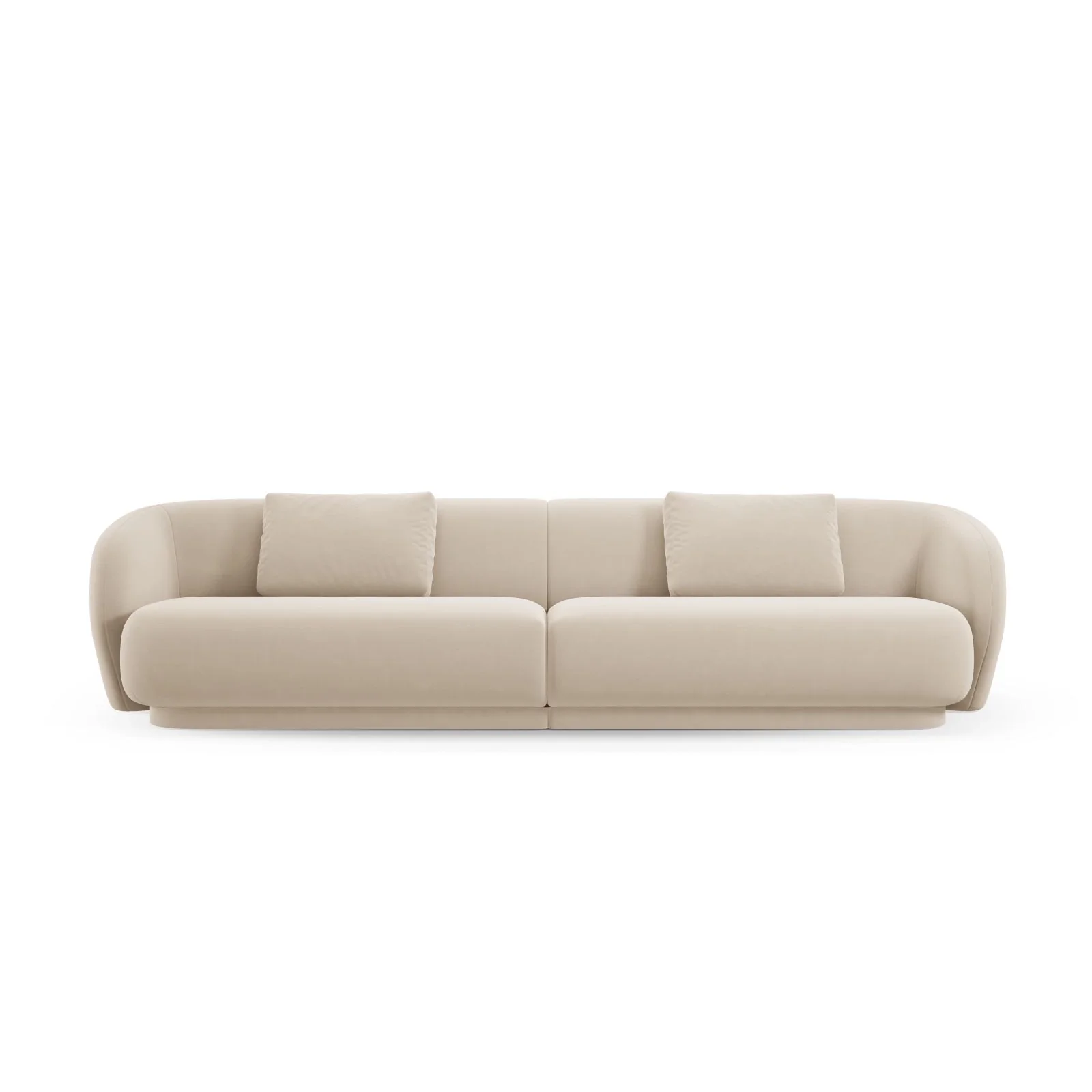 Camden 4-Sitzer Sofa aus Samt oder Chenille, 304x102x72 cm - Image 51
