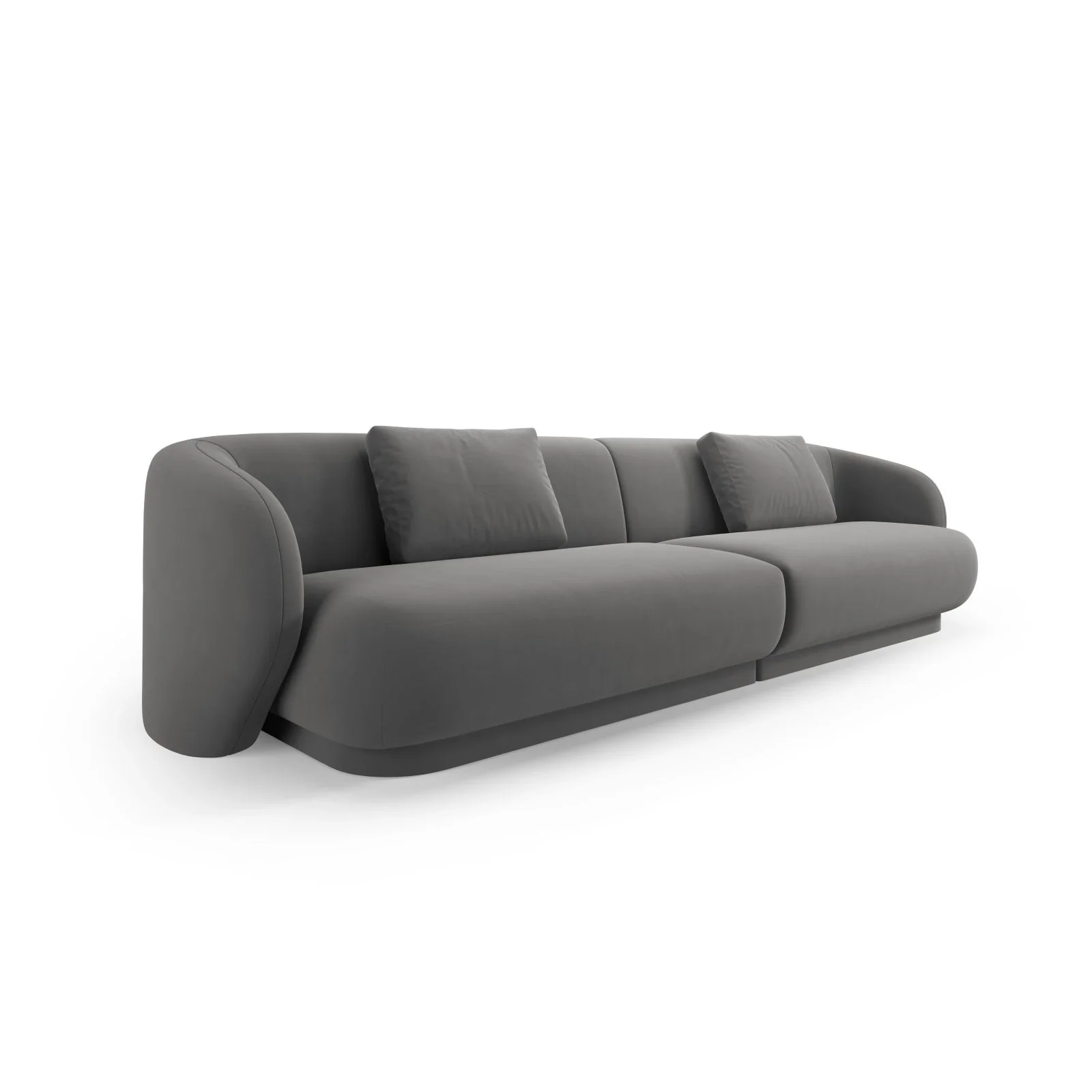 Camden 4-Sitzer Sofa aus Samt oder Chenille, 304x102x72 cm - Image 78
