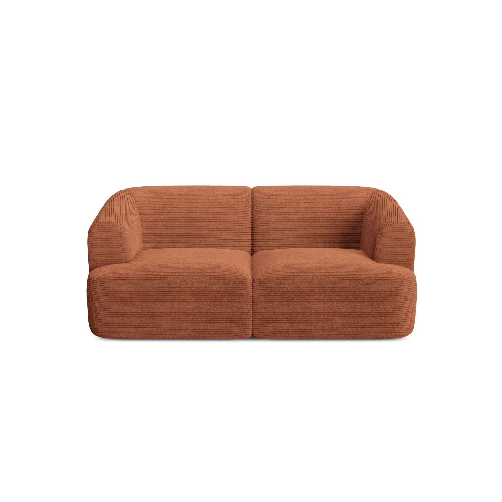 Campi 2-Sitzer Sofa aus Samt oder Strukturstoff, 180x90x70 cm - Image 100