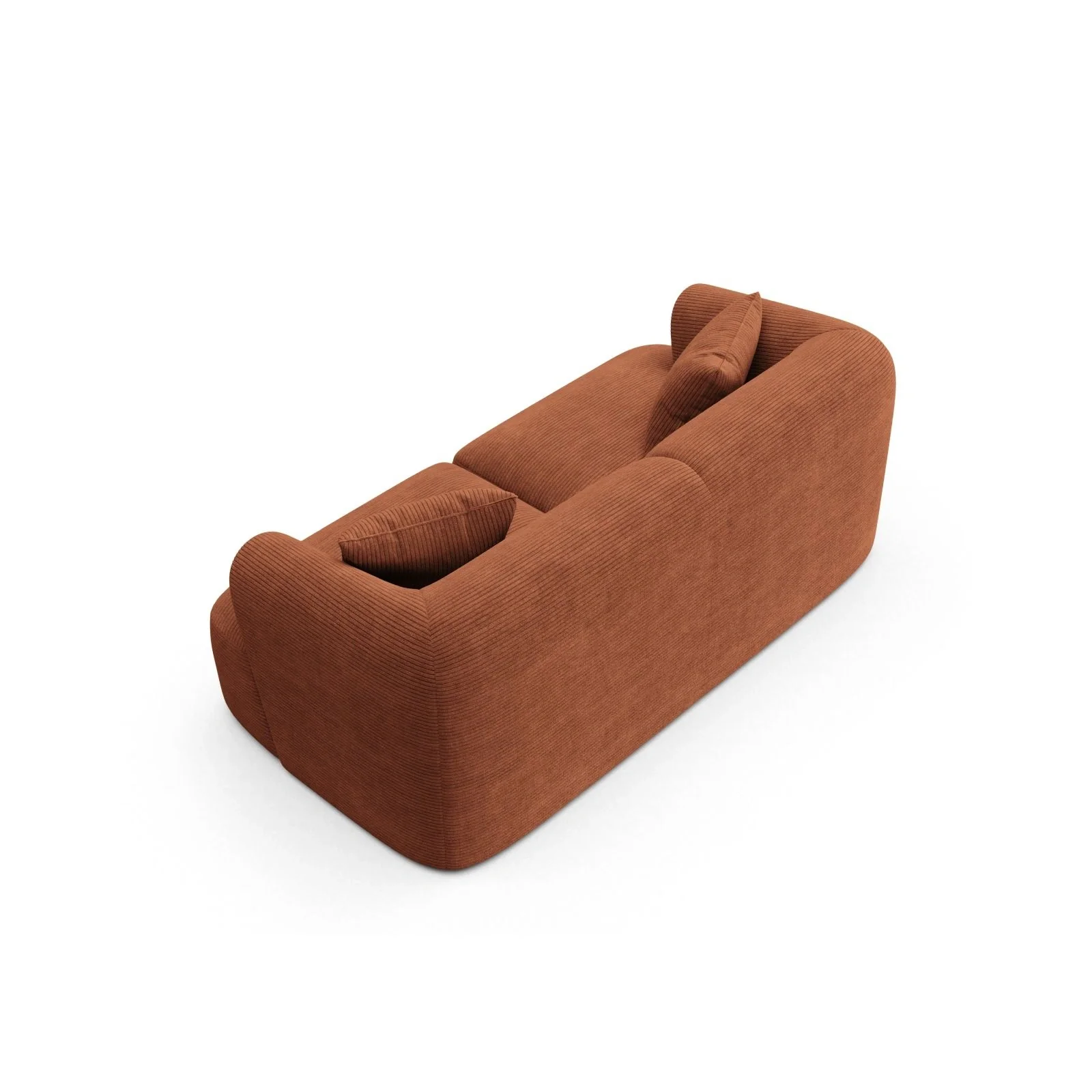 Campi 2-Sitzer Sofa aus Samt oder Strukturstoff, 180x90x70 cm - Image 101