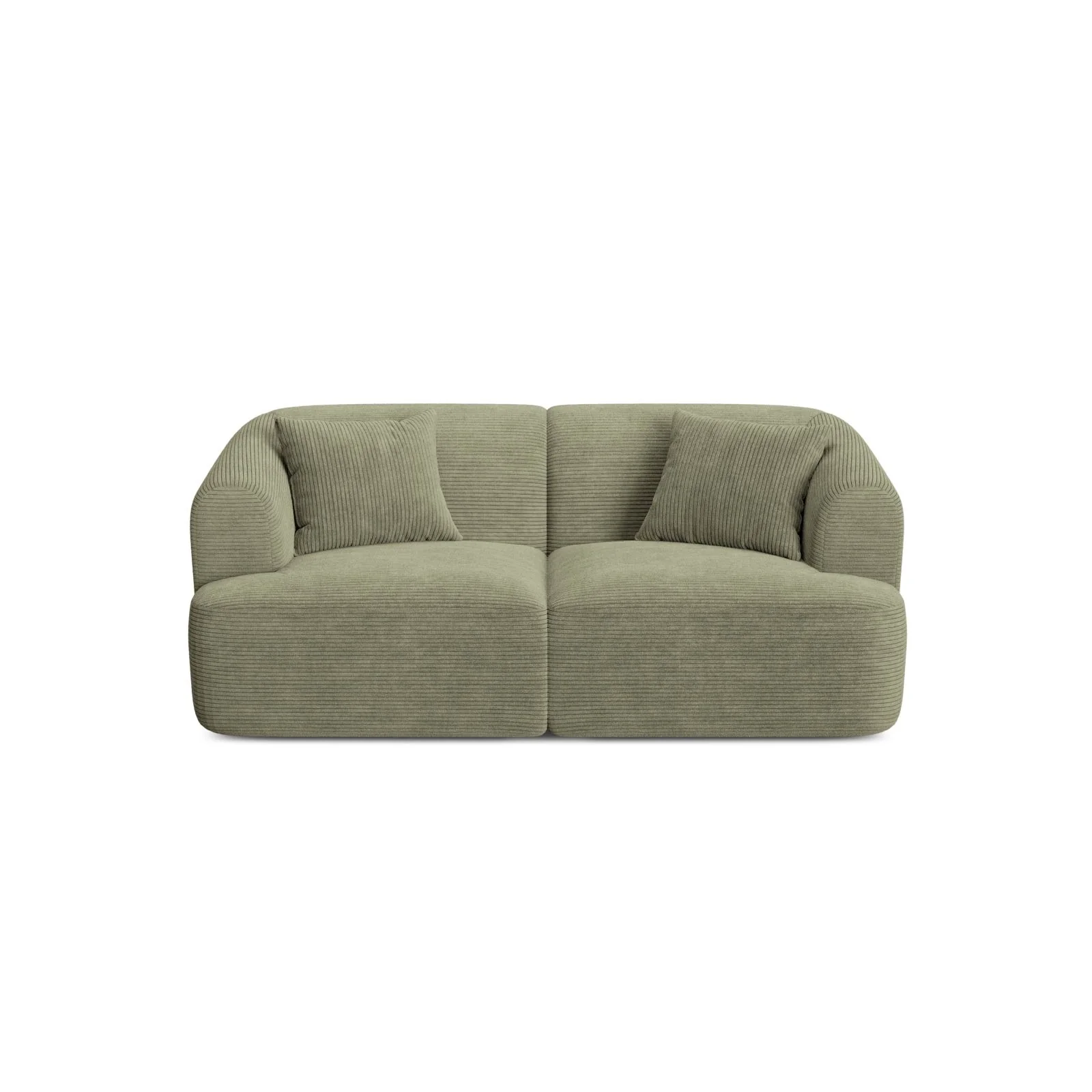 Campi 2-Sitzer Sofa aus Samt oder Strukturstoff, 180x90x70 cm - Image 102