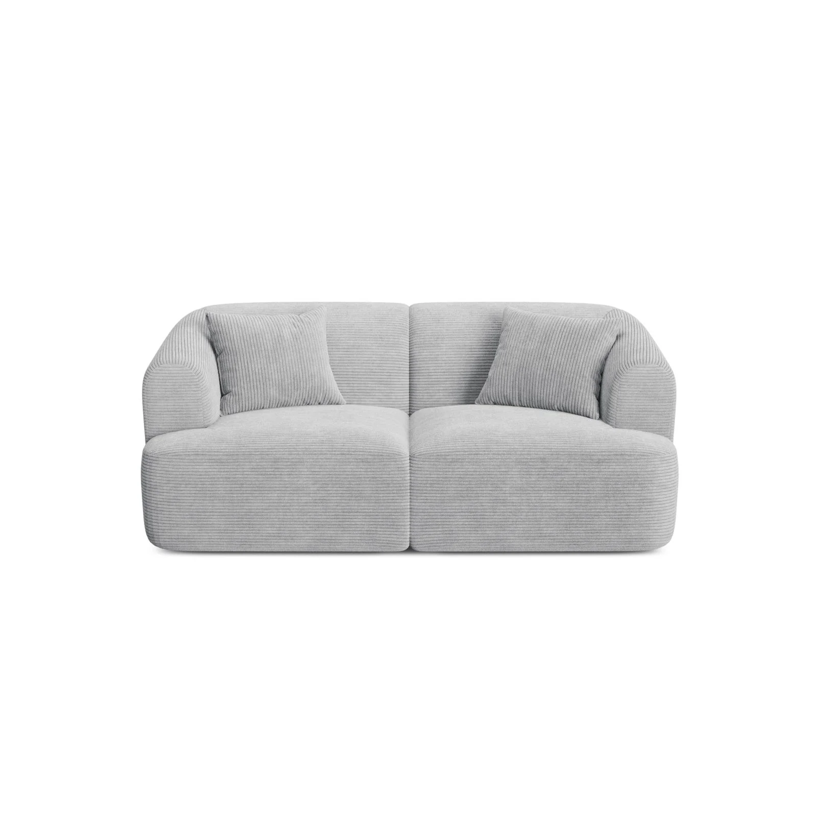 Campi 2-Sitzer Sofa aus Samt oder Strukturstoff, 180x90x70 cm - Image 108