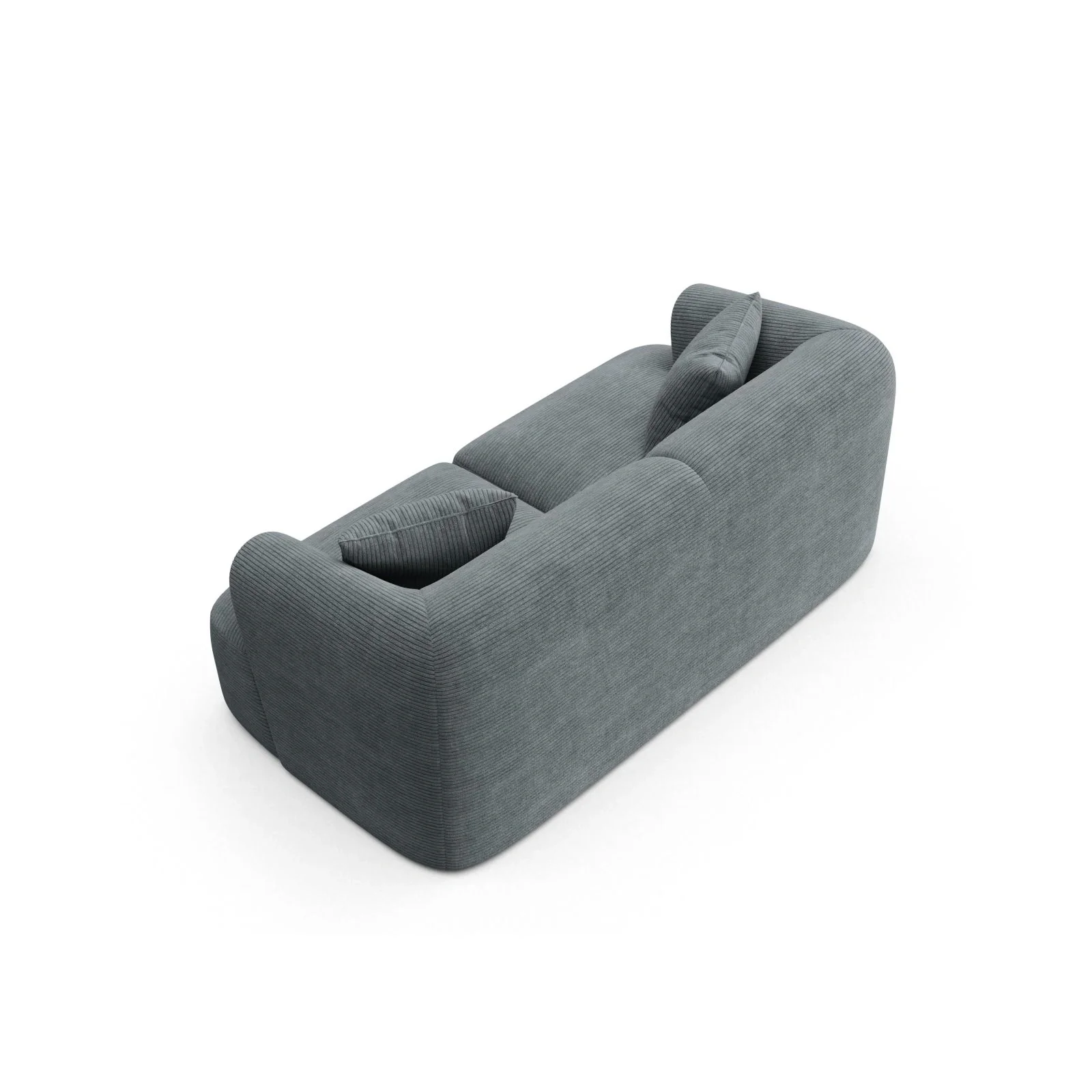 Campi 2-Sitzer Sofa aus Samt oder Strukturstoff, 180x90x70 cm - Image 118