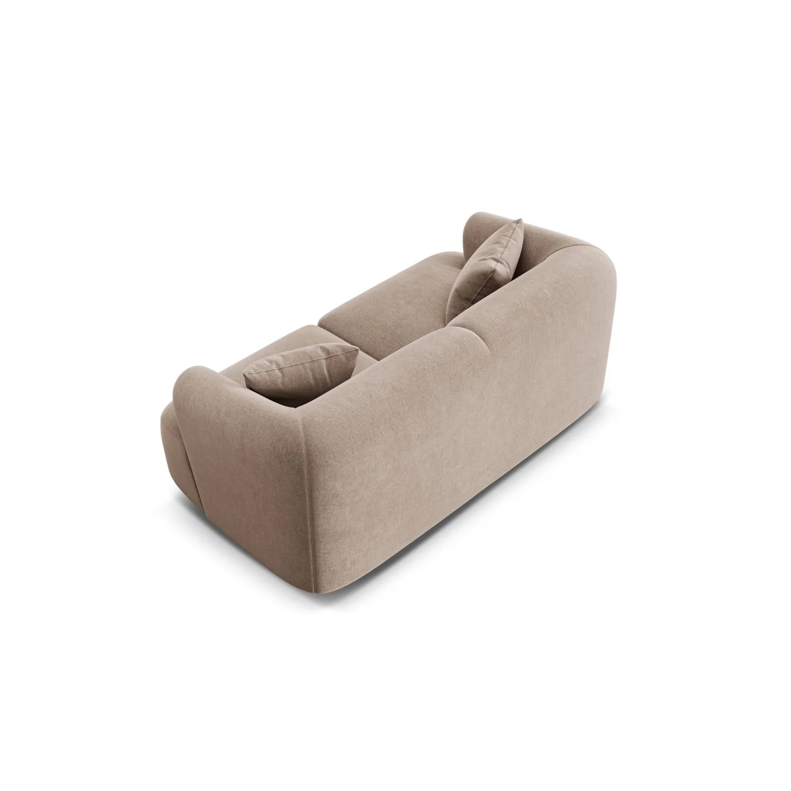 Campi 2-Sitzer Sofa aus Samt oder Strukturstoff, 180x90x70 cm - Image 12