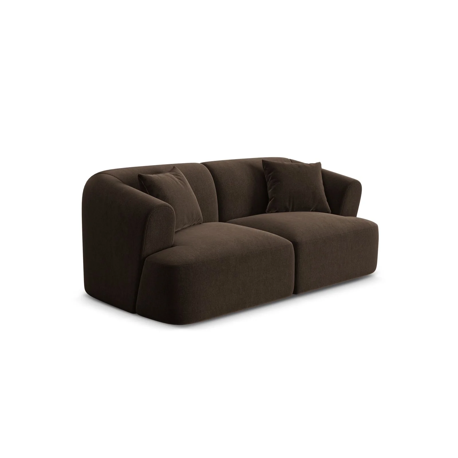 Campi 2-Sitzer Sofa aus Samt oder Strukturstoff, 180x90x70 cm - Image 17