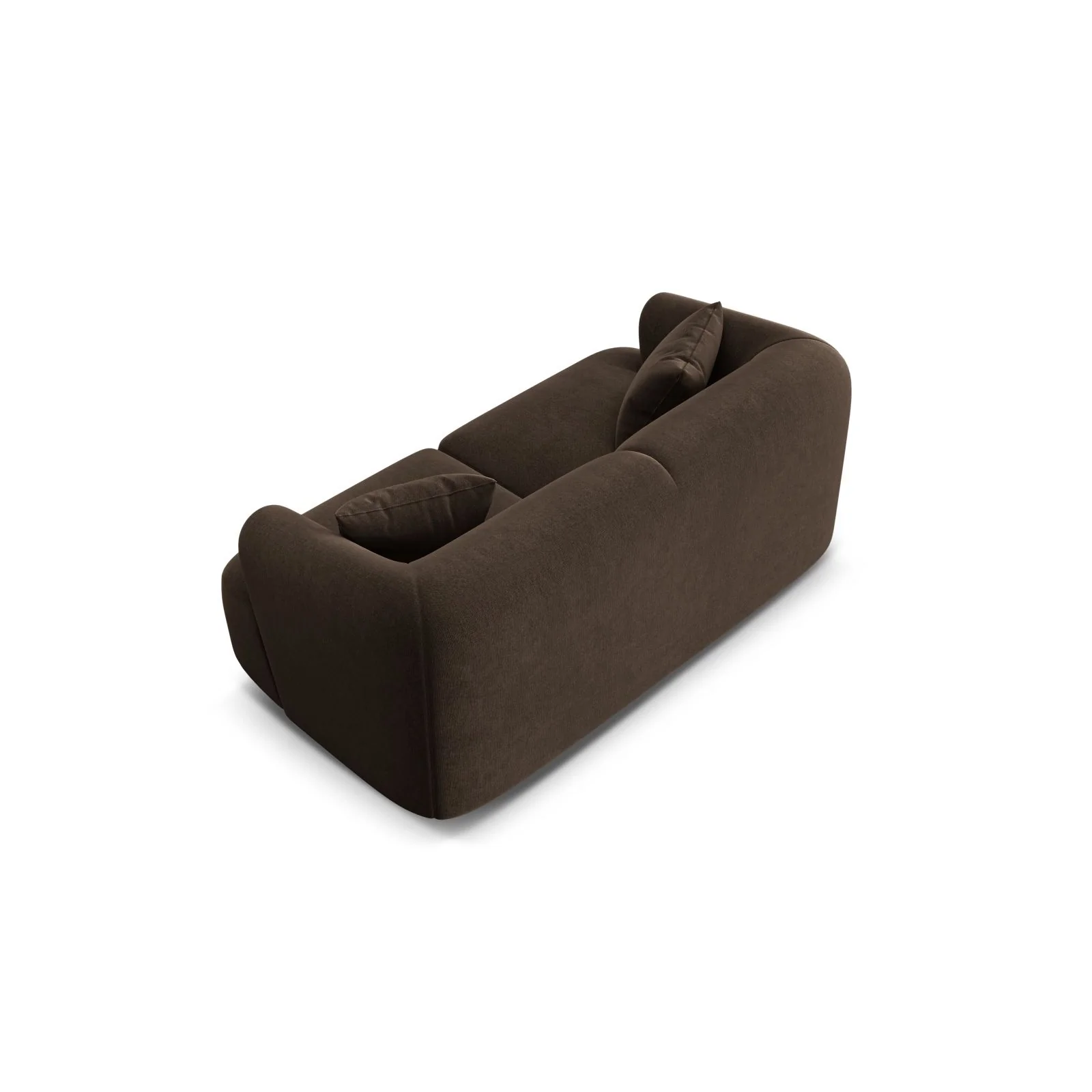 Campi 2-Sitzer Sofa aus Samt oder Strukturstoff, 180x90x70 cm - Image 19