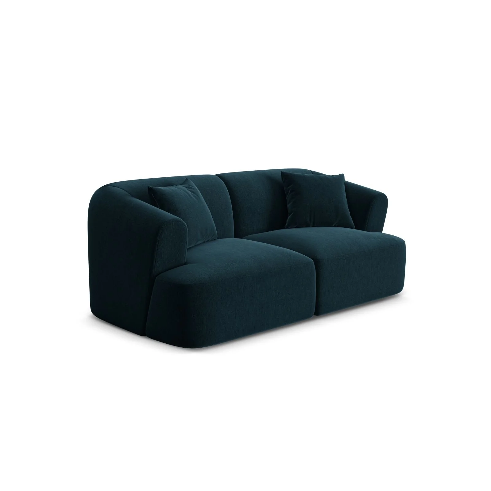 Campi 2-Sitzer Sofa aus Samt oder Strukturstoff, 180x90x70 cm - Image 31