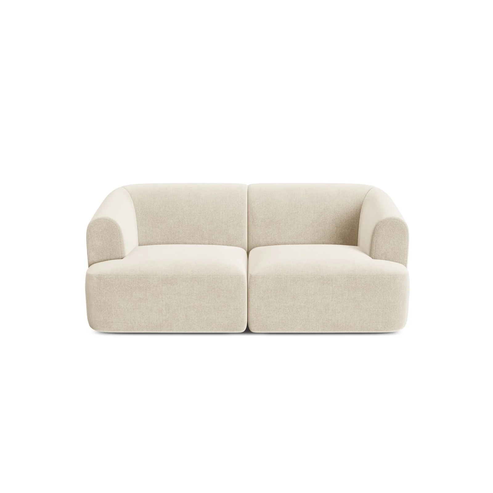 Campi 2-Sitzer Sofa aus Samt oder Strukturstoff, 180x90x70 cm - Image 4
