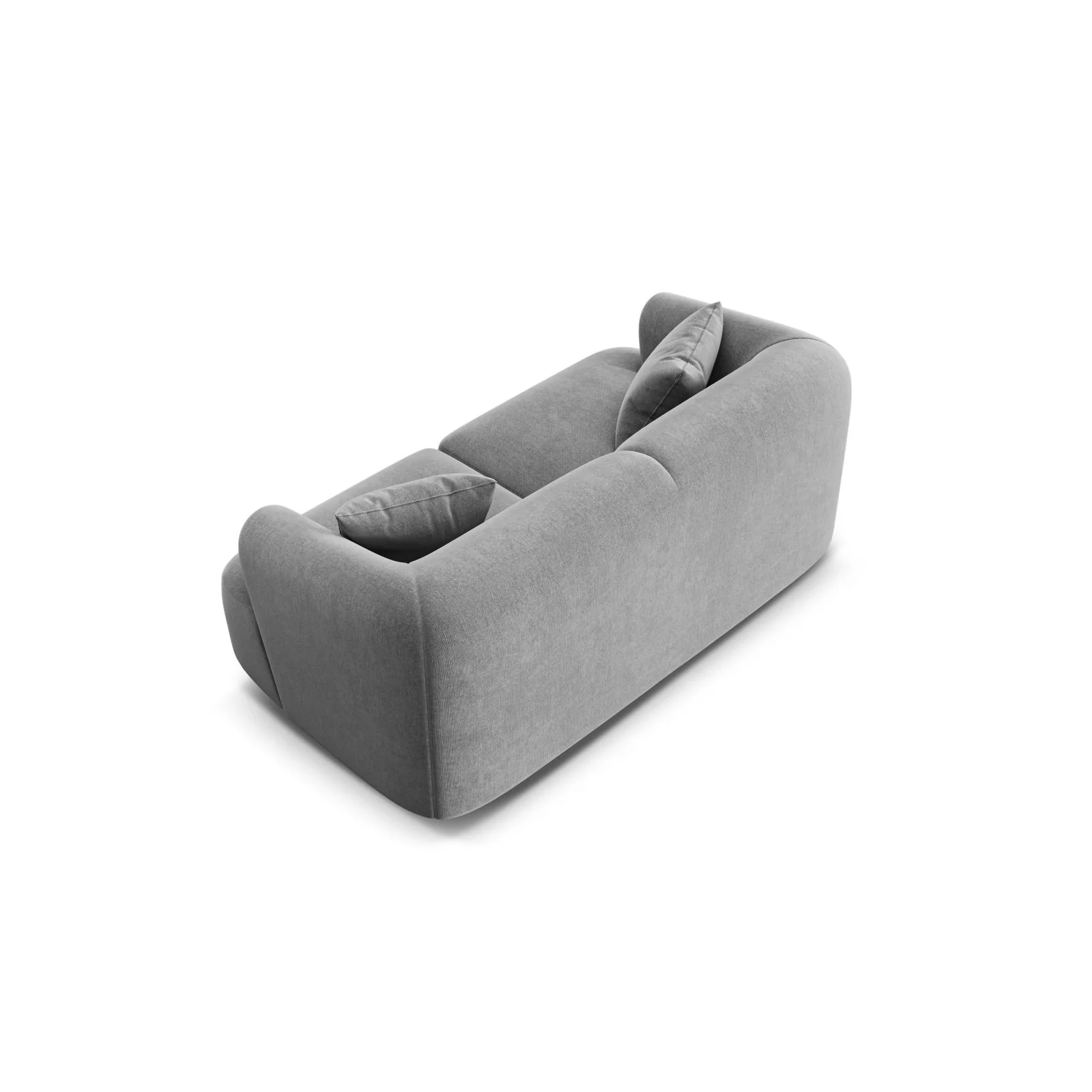 Campi 2-Sitzer Sofa aus Samt oder Strukturstoff, 180x90x70 cm - Image 40