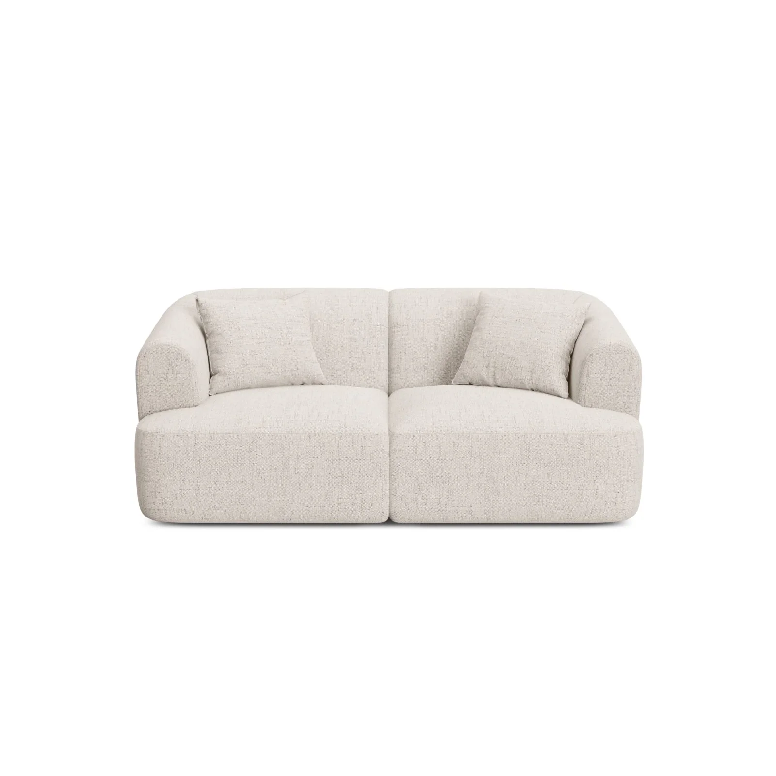 Campi 2-Sitzer Sofa aus Samt oder Strukturstoff, 180x90x70 cm - Image 43
