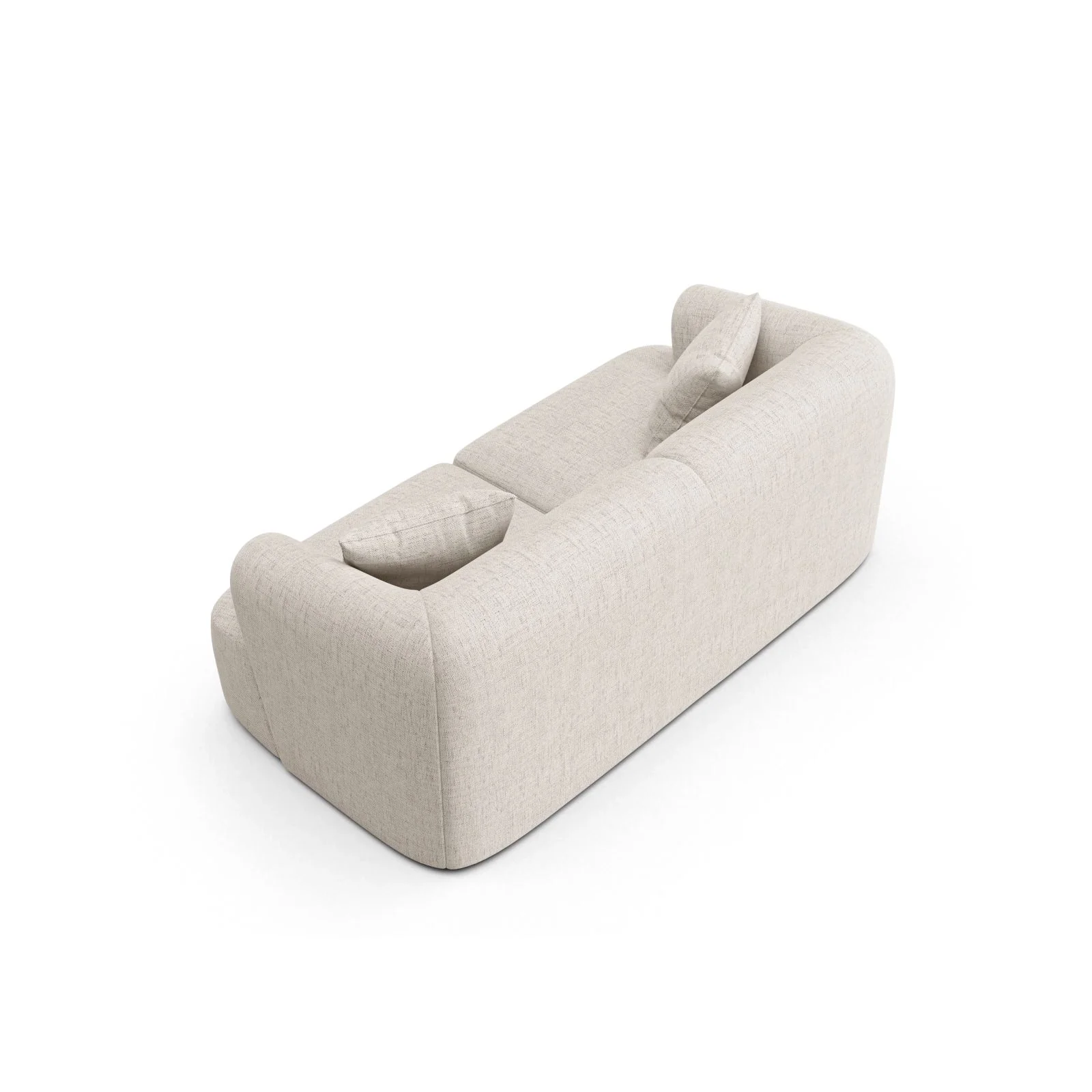 Campi 2-Sitzer Sofa aus Samt oder Strukturstoff, 180x90x70 cm - Image 47